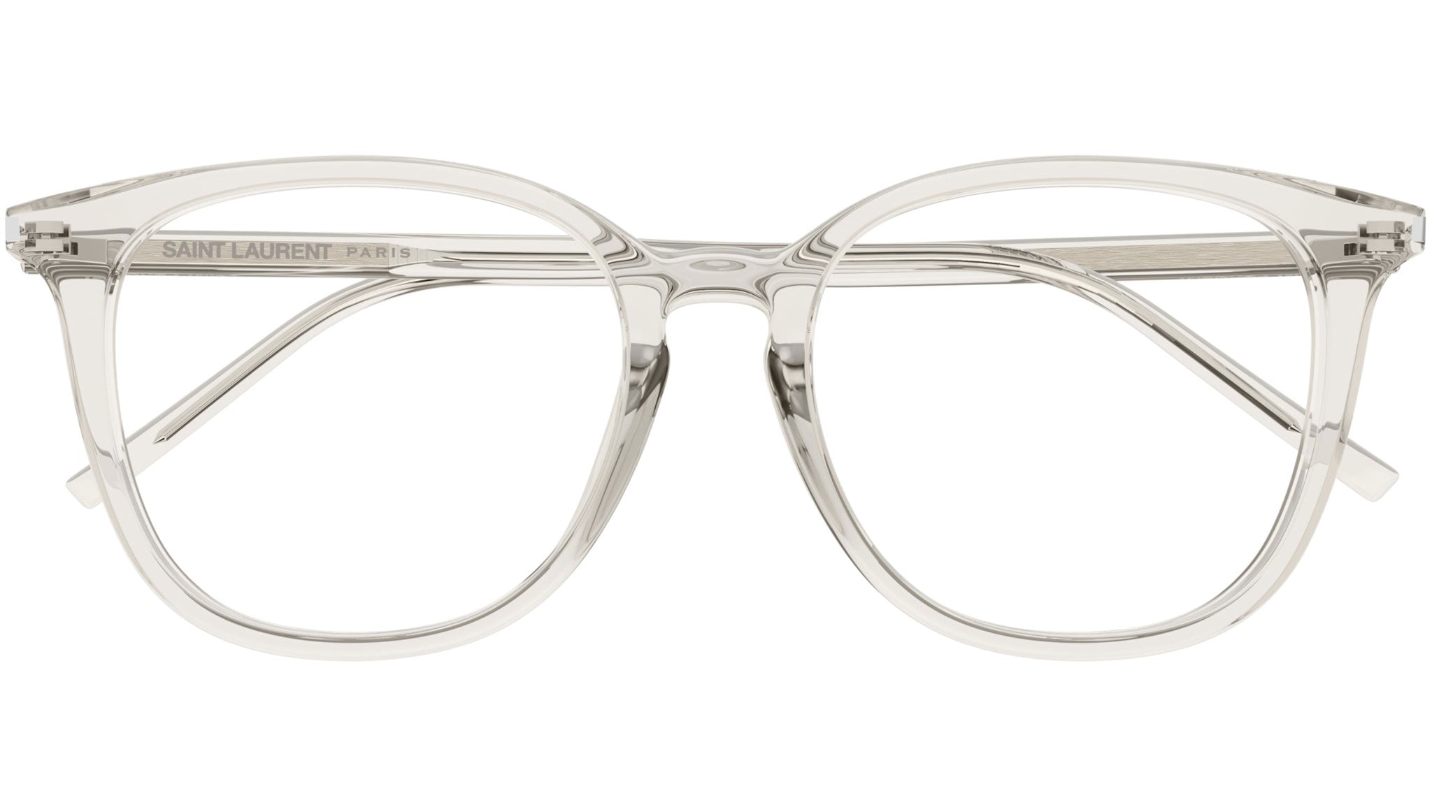 Occhiali da vista SAINT LAURENT SL724/F Shiny transparent cream