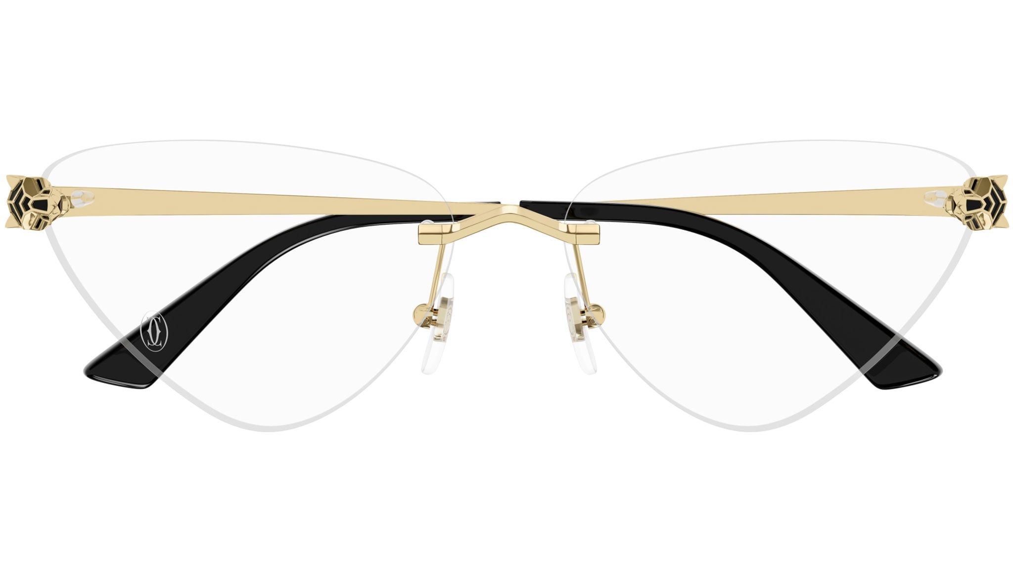 Occhiali da vista CARTIER CT0448O Smooth golden finish