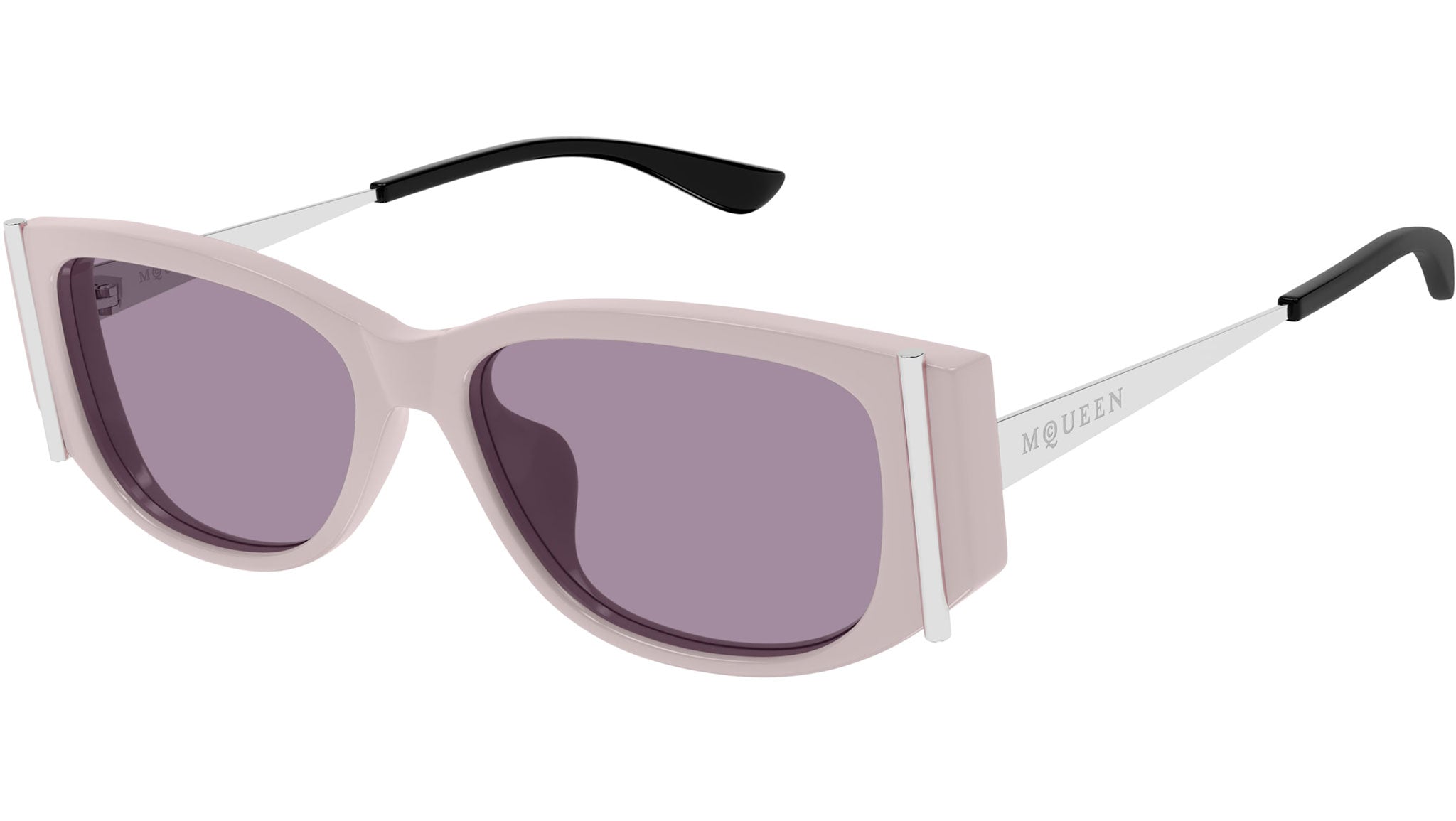 Occhiali da sole ALEXANDER MCQUEEN AM0494SA Shiny solid pink