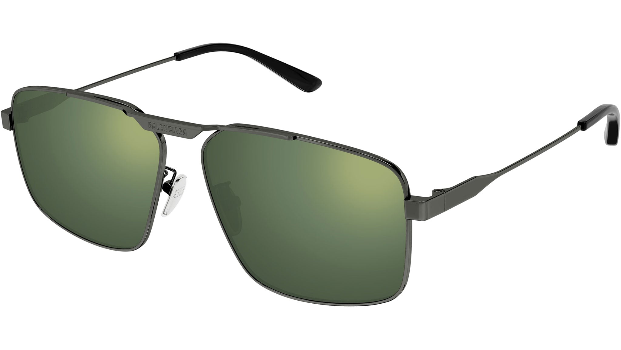 Occhiali da sole BALENCIAGA BB0418SK Shiny dark ruthenium