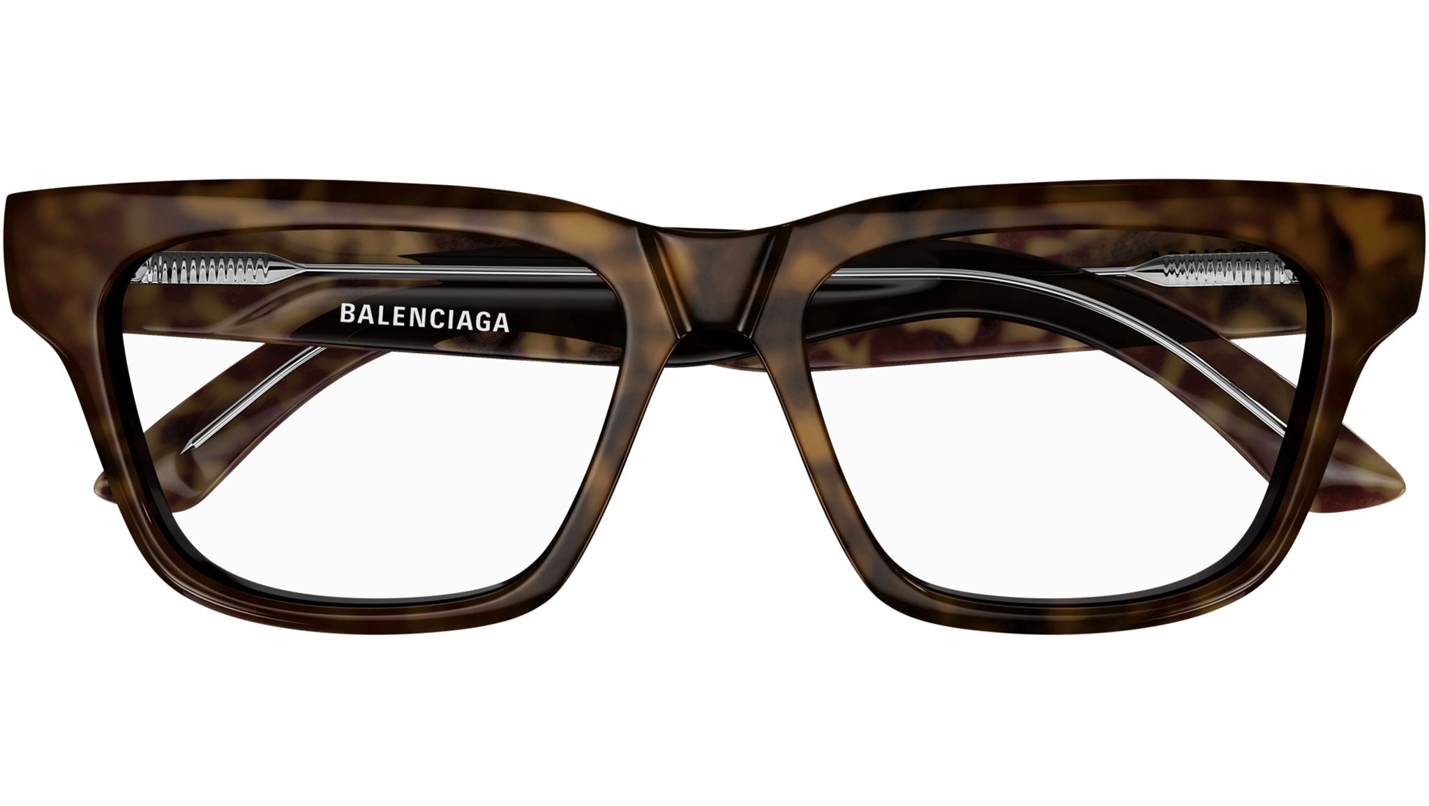 Occhiali da vista BALENCIAGA BB0343O Shiny dark havana