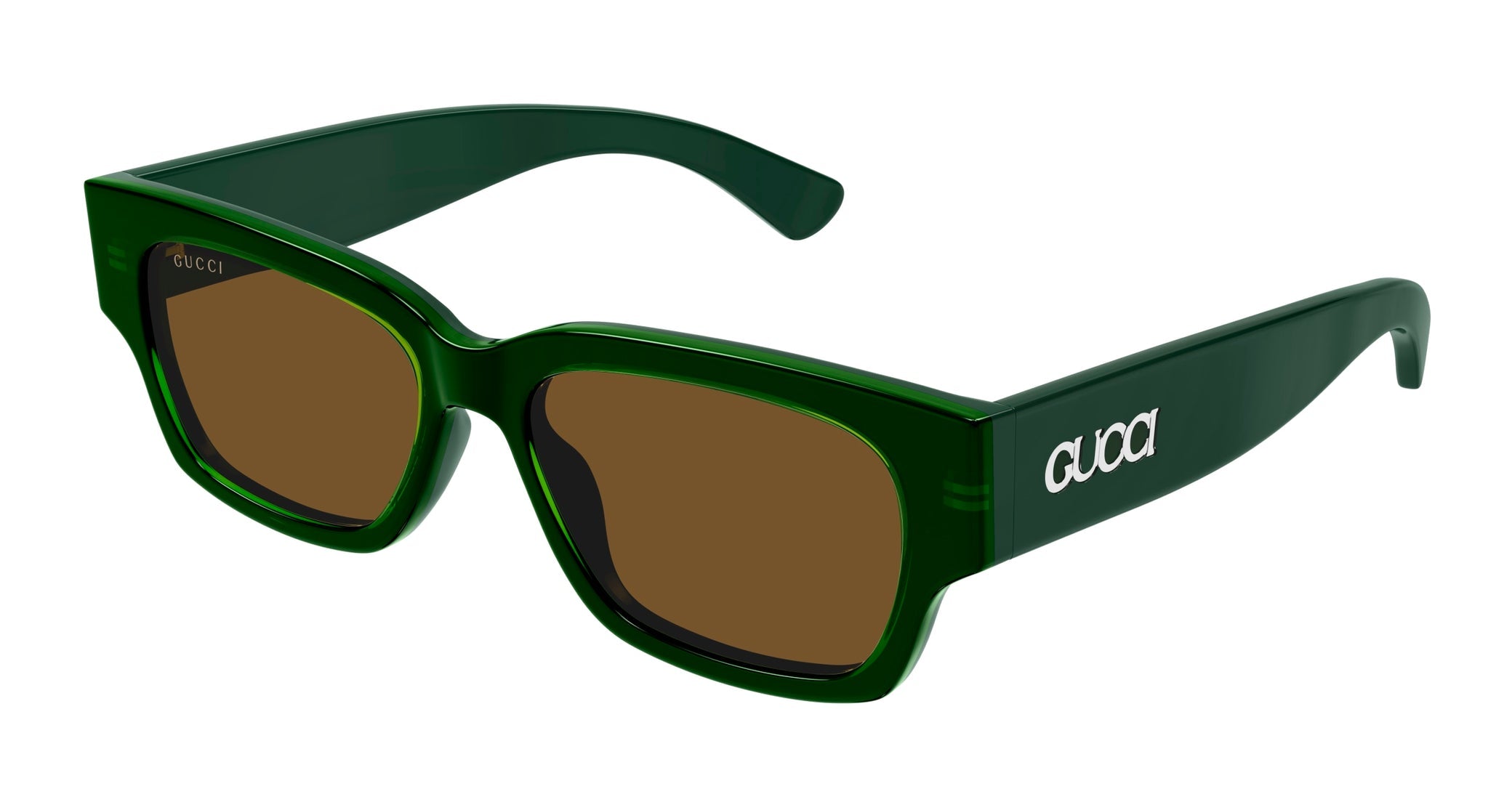Occhiali da sole GUCCI GG1794S Shiny bilayer transparent acid green + solid green
