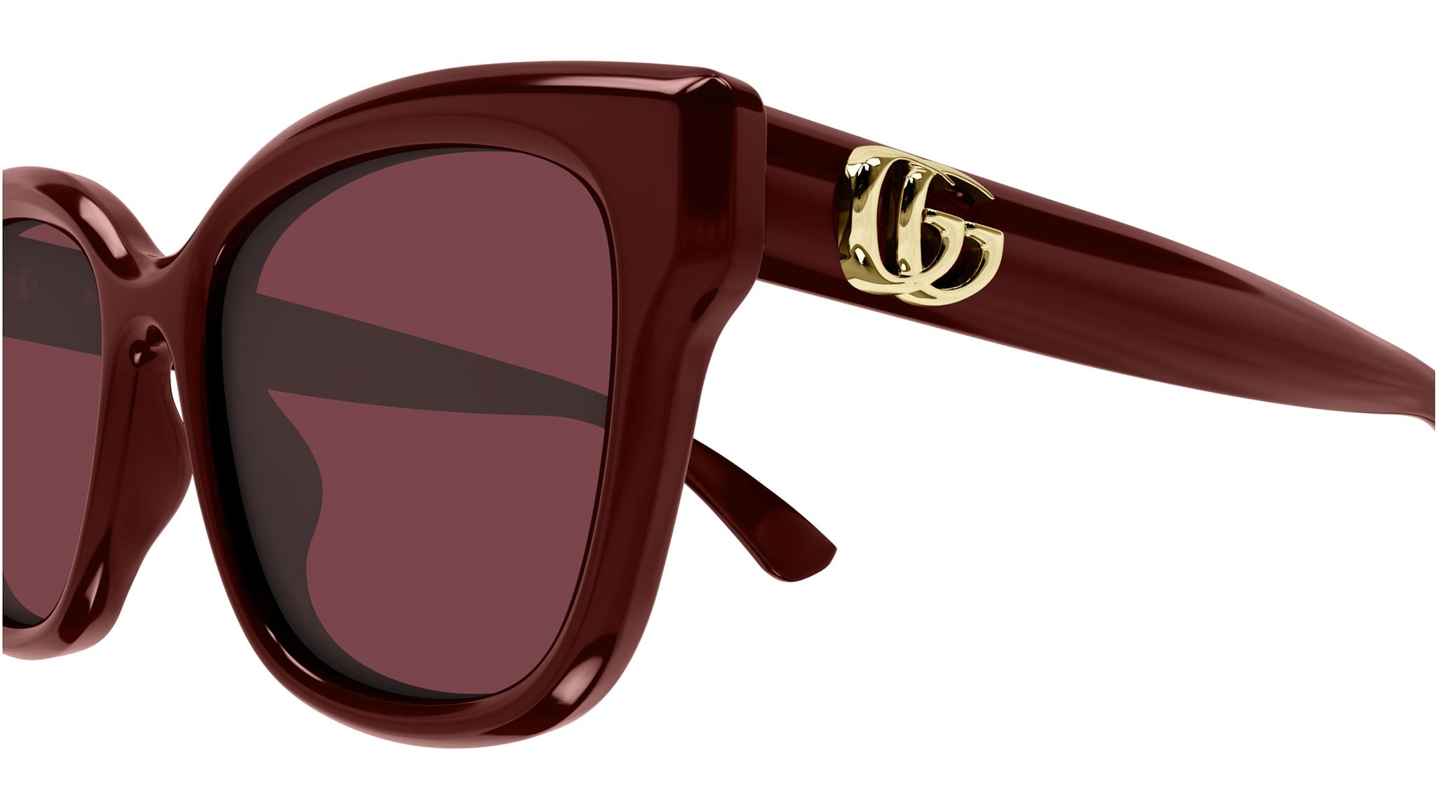Occhiali da sole GUCCI GG1830SK Shiny solid burgundy