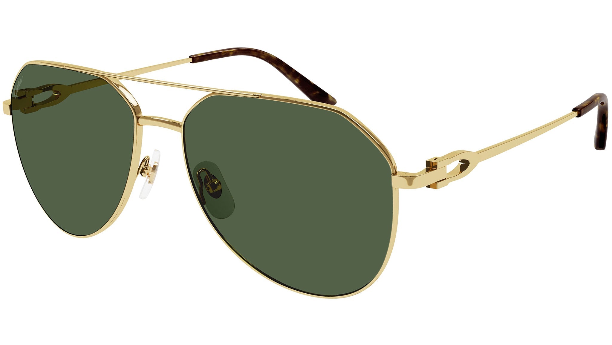 Occhiali da sole CARTIER CT0364S Smooth golden finish