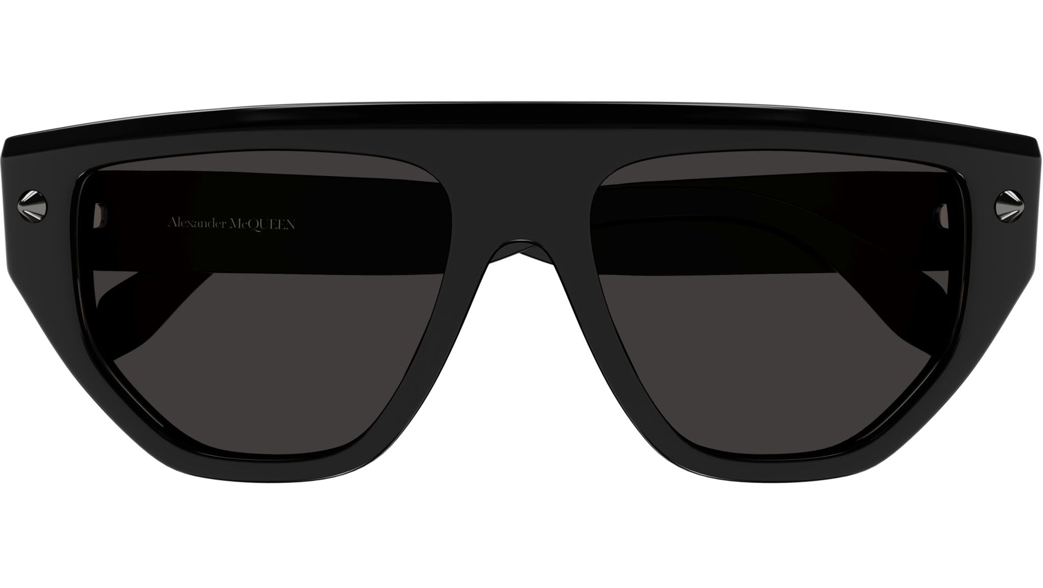 Occhiali da sole ALEXANDER MCQUEEN AM0408S Shiny solid black