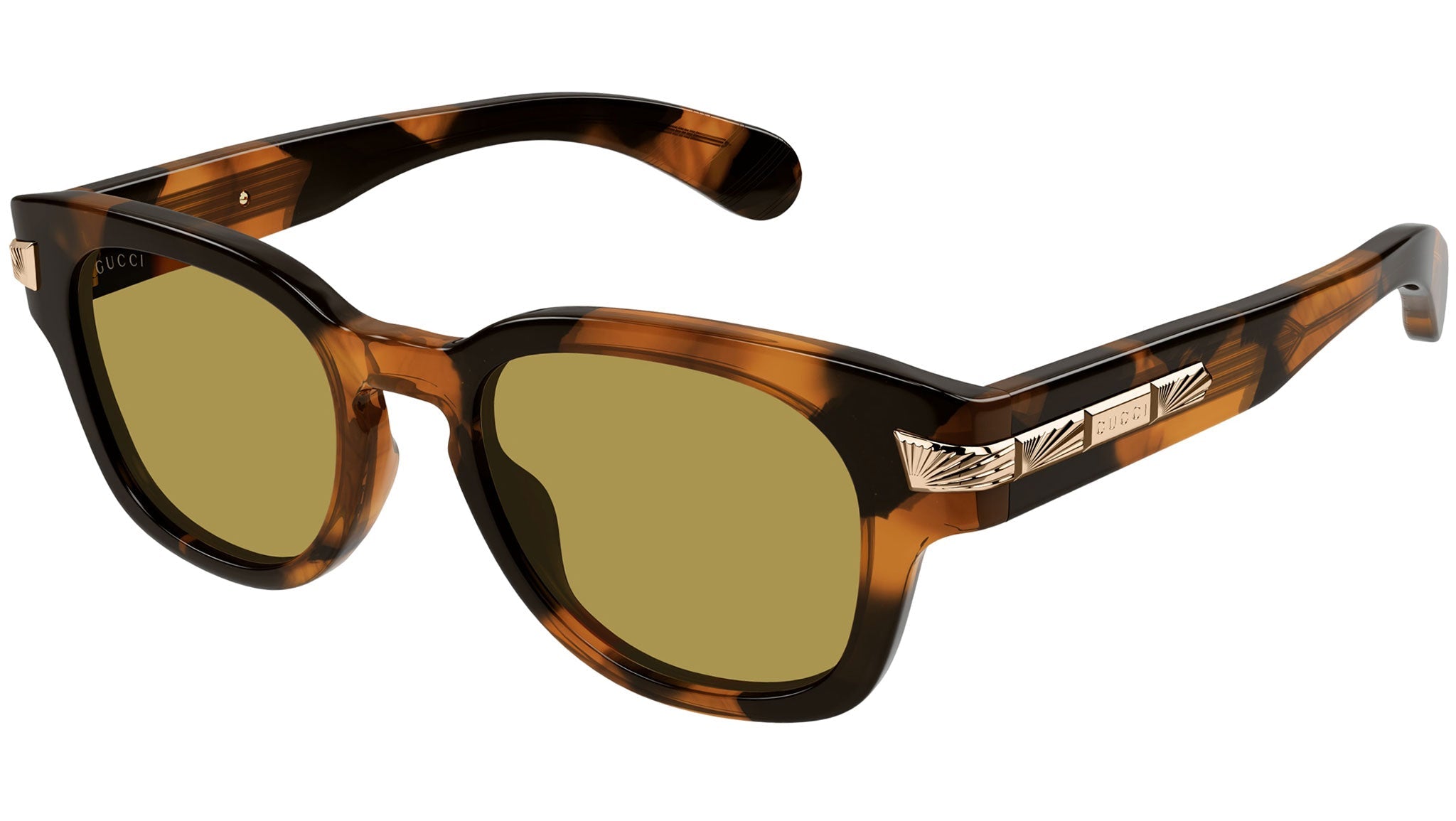 Occhiali da sole GUCCI GG1518S Shiny big spotted tartaruga