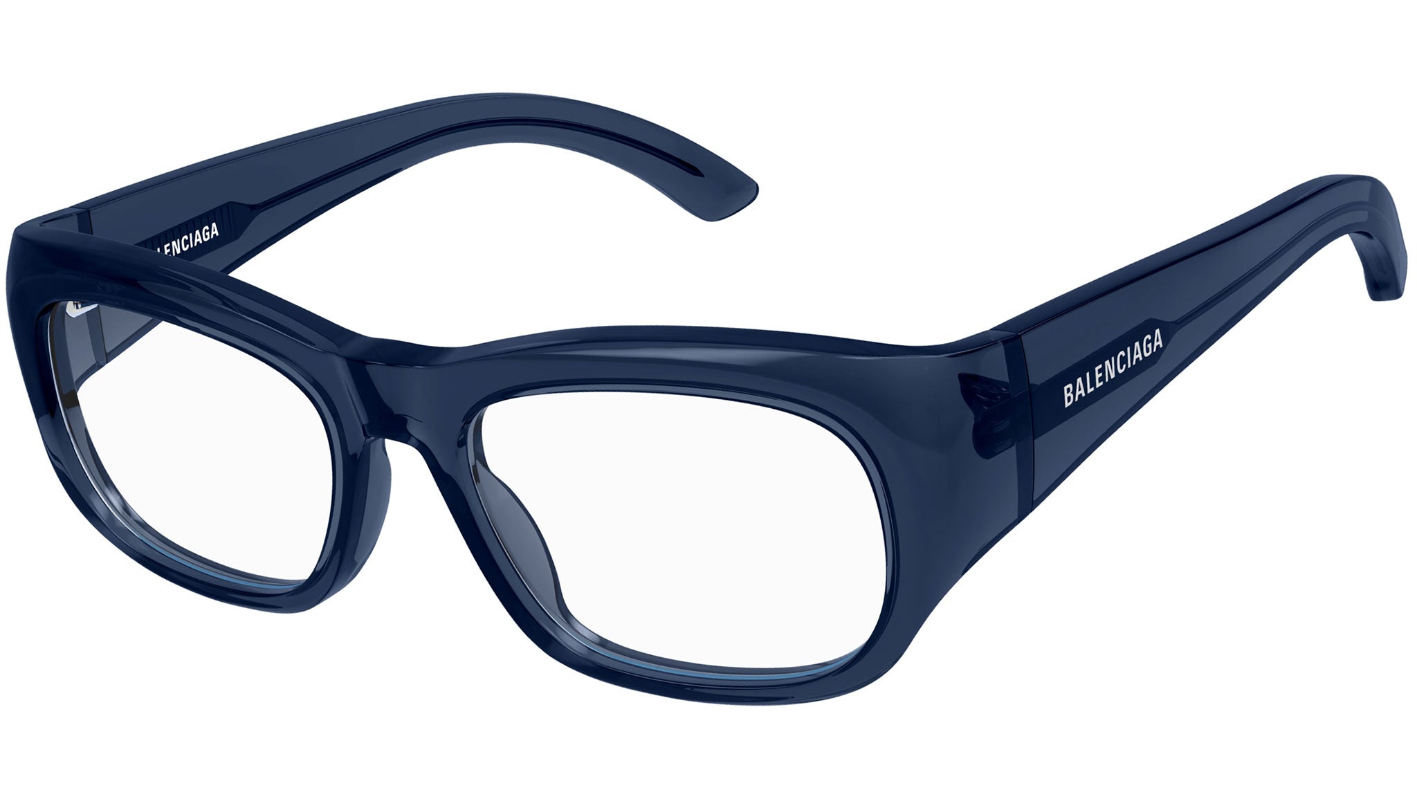 Occhiali da vista BALENCIAGA BB0269O Shiny transparent blue