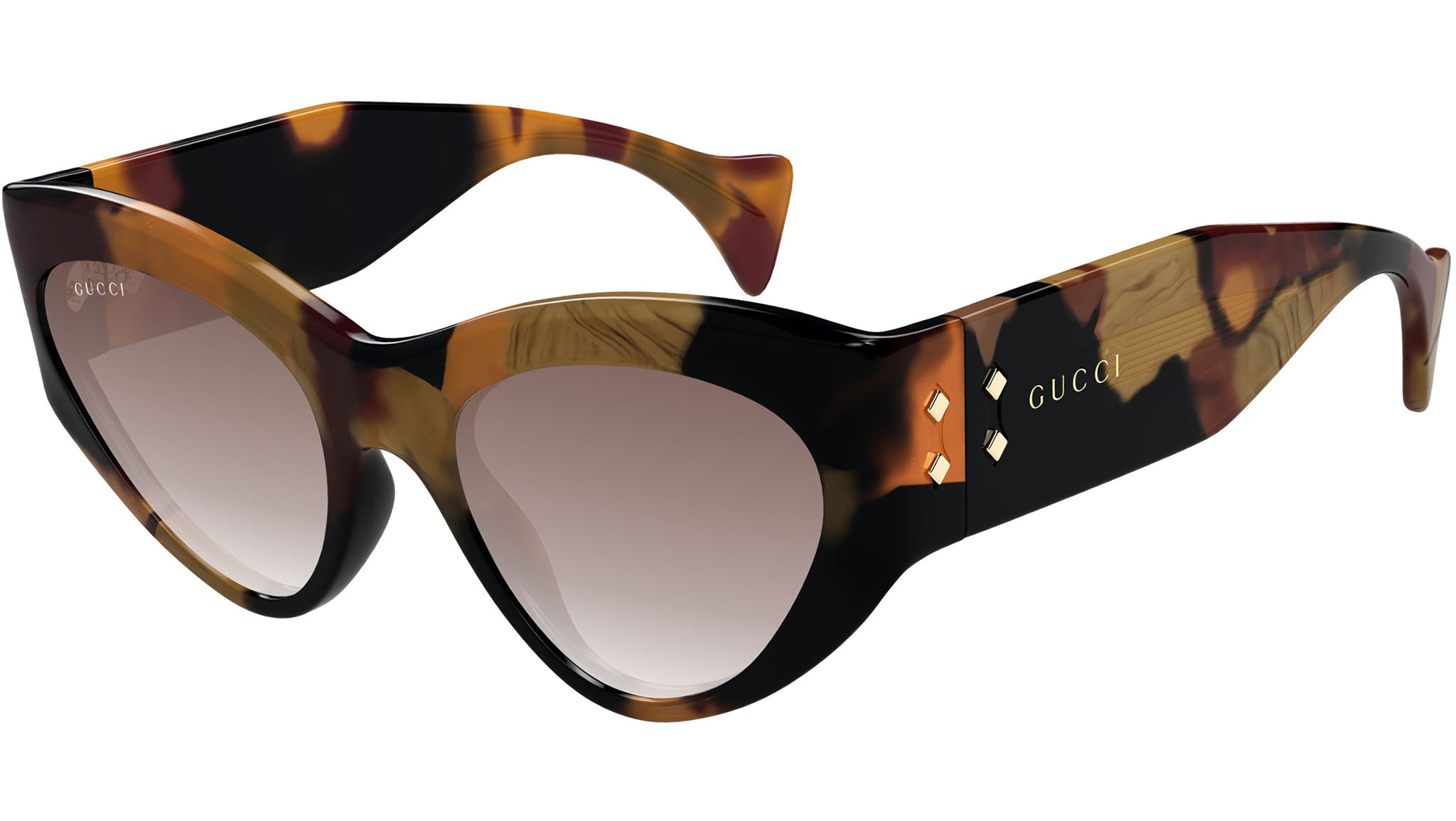 Occhiali da sole GUCCI GG1704S Shiny big spotted tartaruga