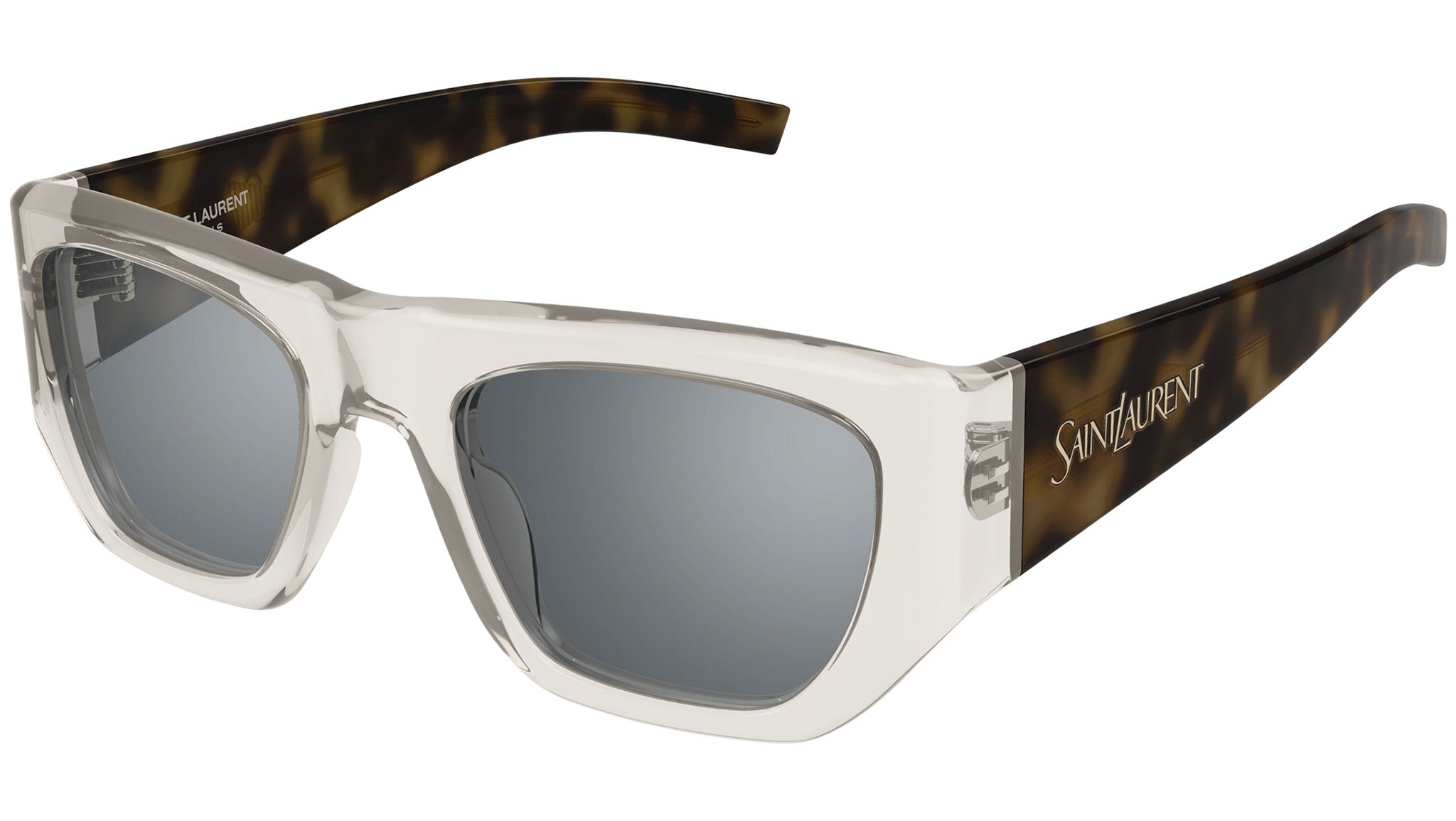Occhiali da sole SAINT LAURENT SL740 Shiny transparent cream