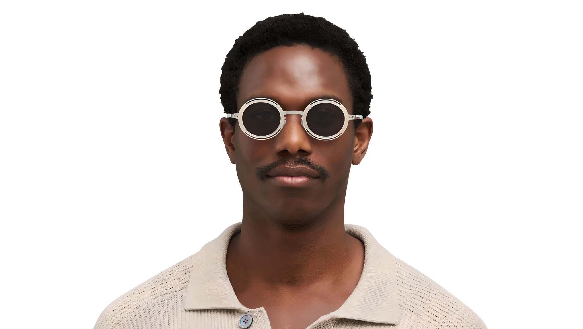 Occhiali da sole MYKITA PEARL Shiny silver blonde