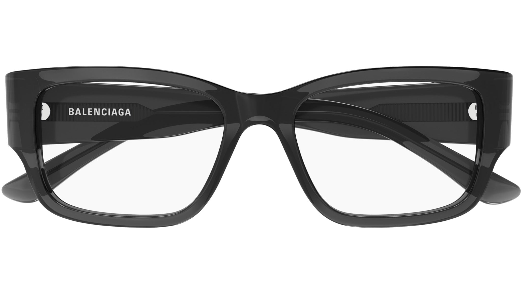 Occhiali da vista BALENCIAGA BB0371O Shiny transparent dark grey