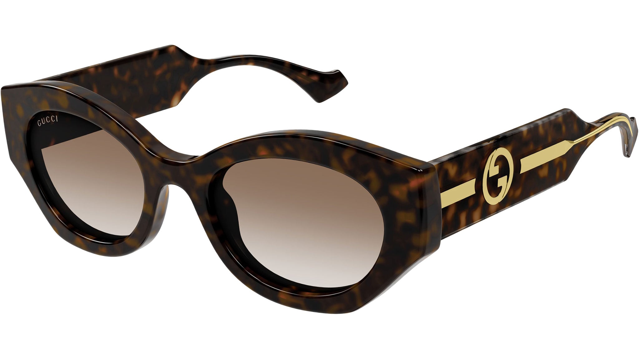 Occhiali da sole GUCCI GG1553S Shiny dark havana