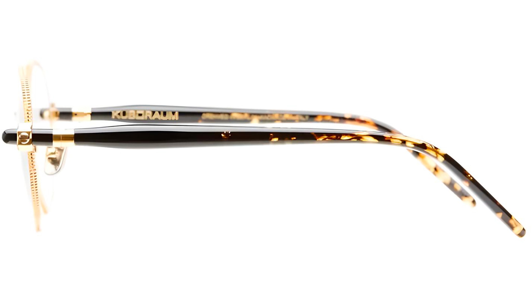 Occhiali da sole KUBORAUM P71 Gold black shine dark tortoise