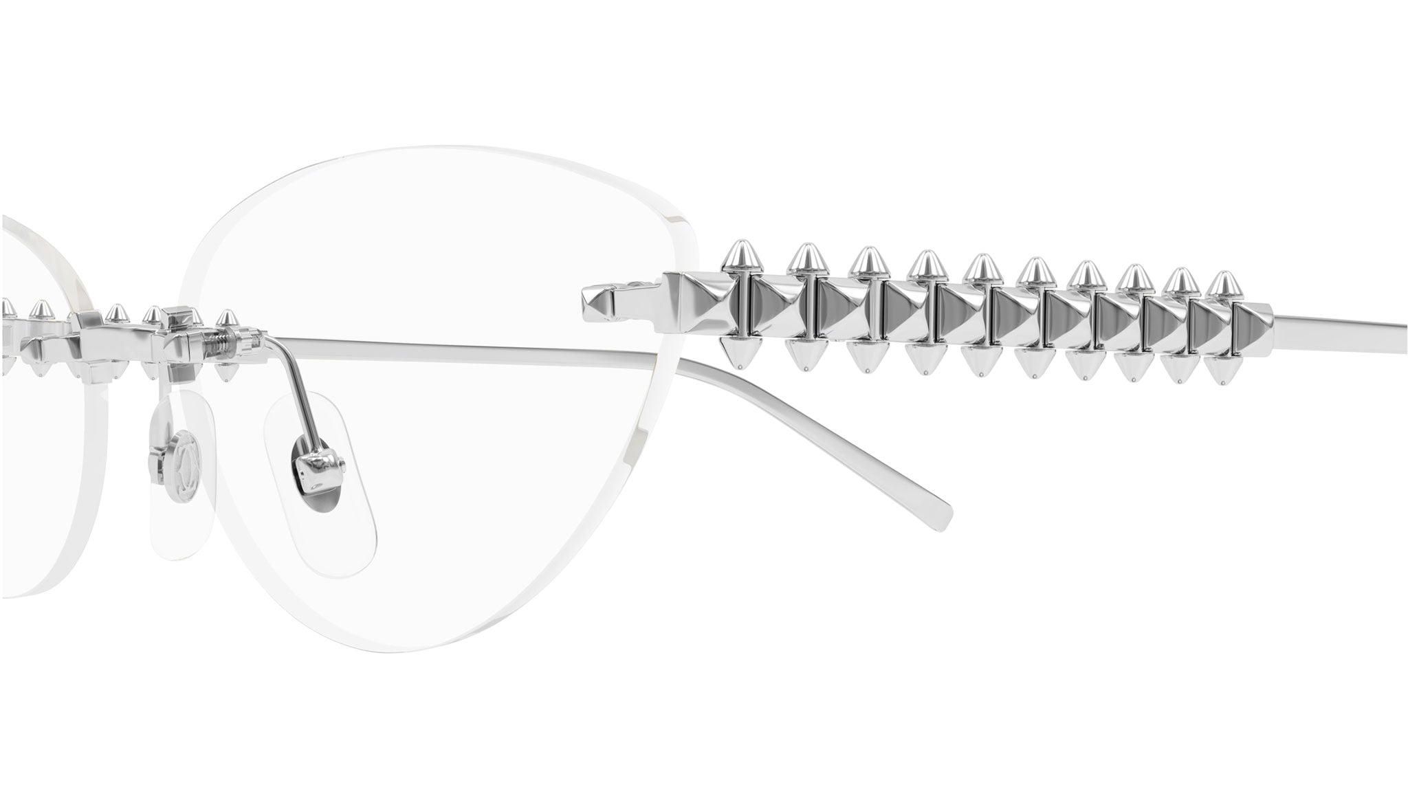 Occhiali da vista CARTIER CT0565O Smooth platinum finish