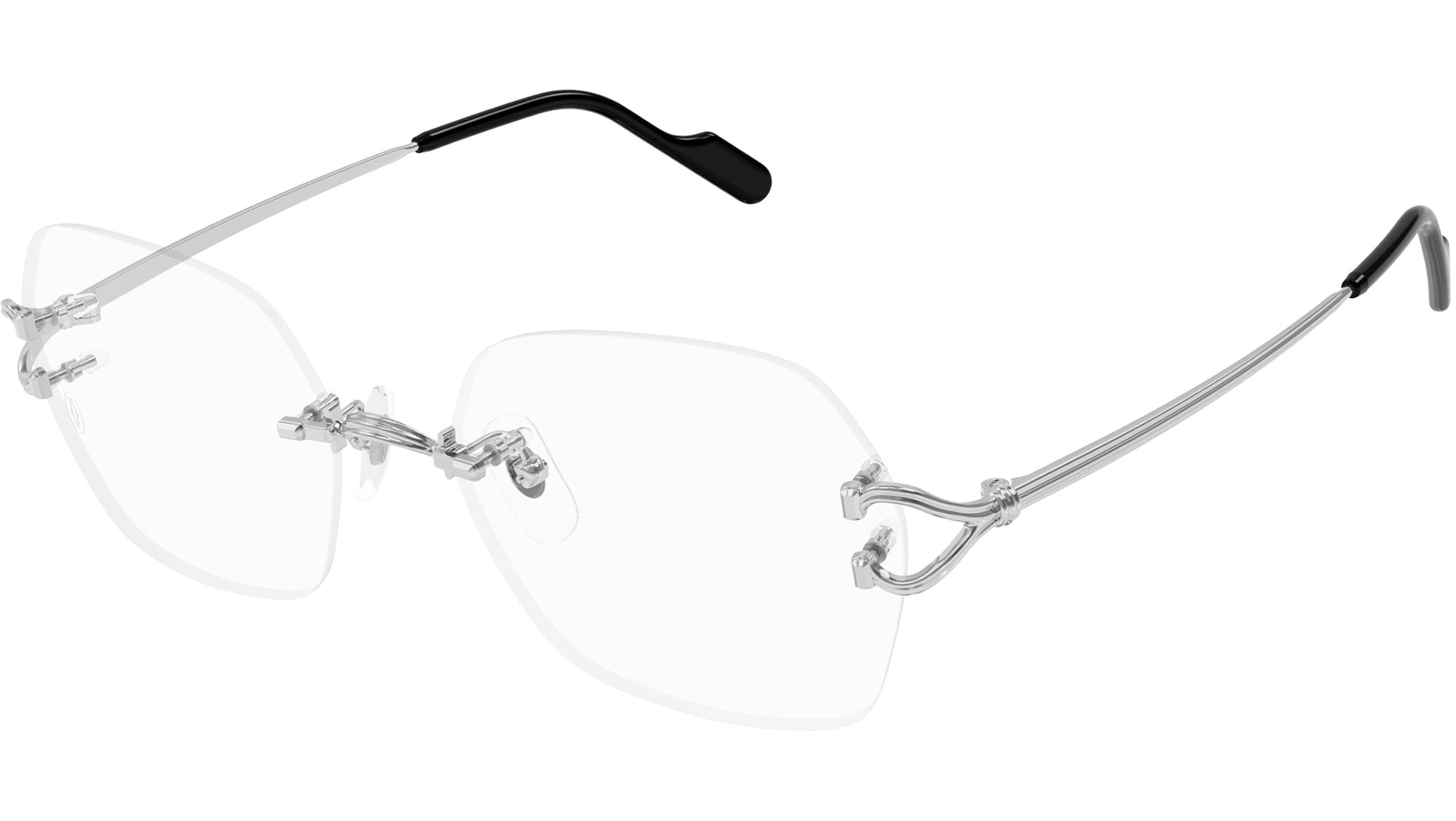 Occhiali da vista CARTIER CT0564O Smooth platinum finish