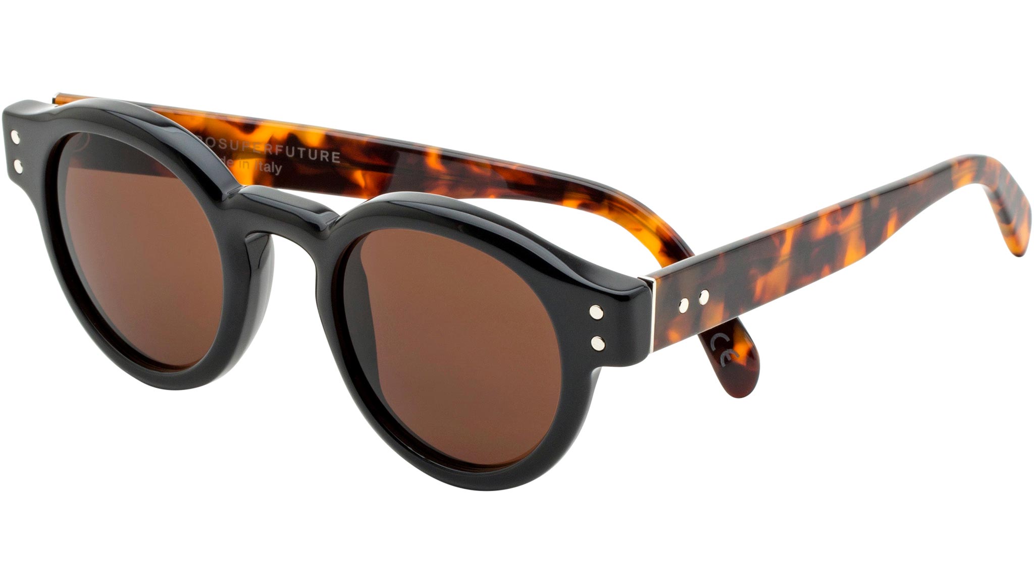 Occhiali RETROSUPERFUTURE Eddie Black and spotted havana