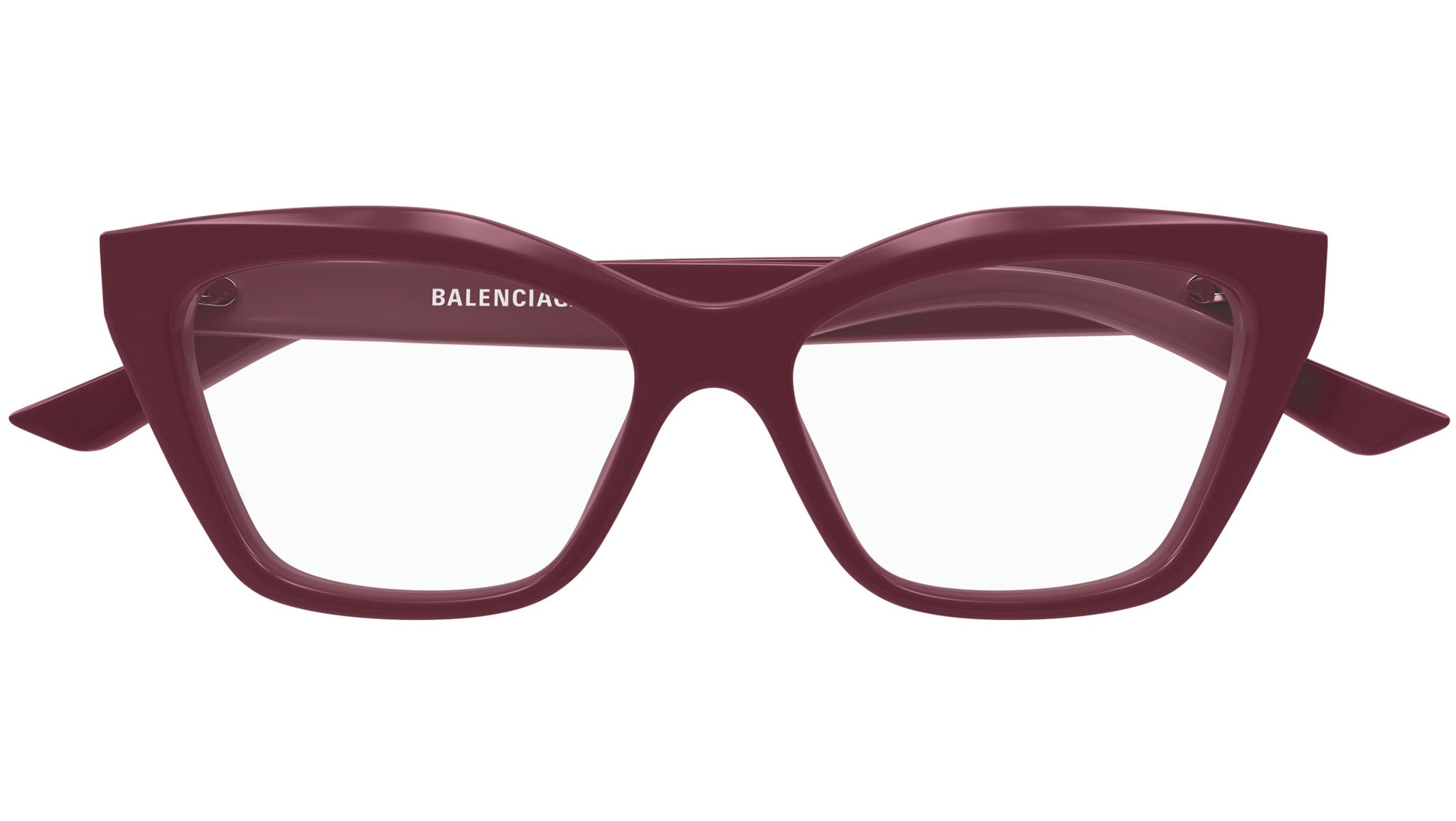Occhiali da vista BALENCIAGA BB0342O Shiny solid burgundy
