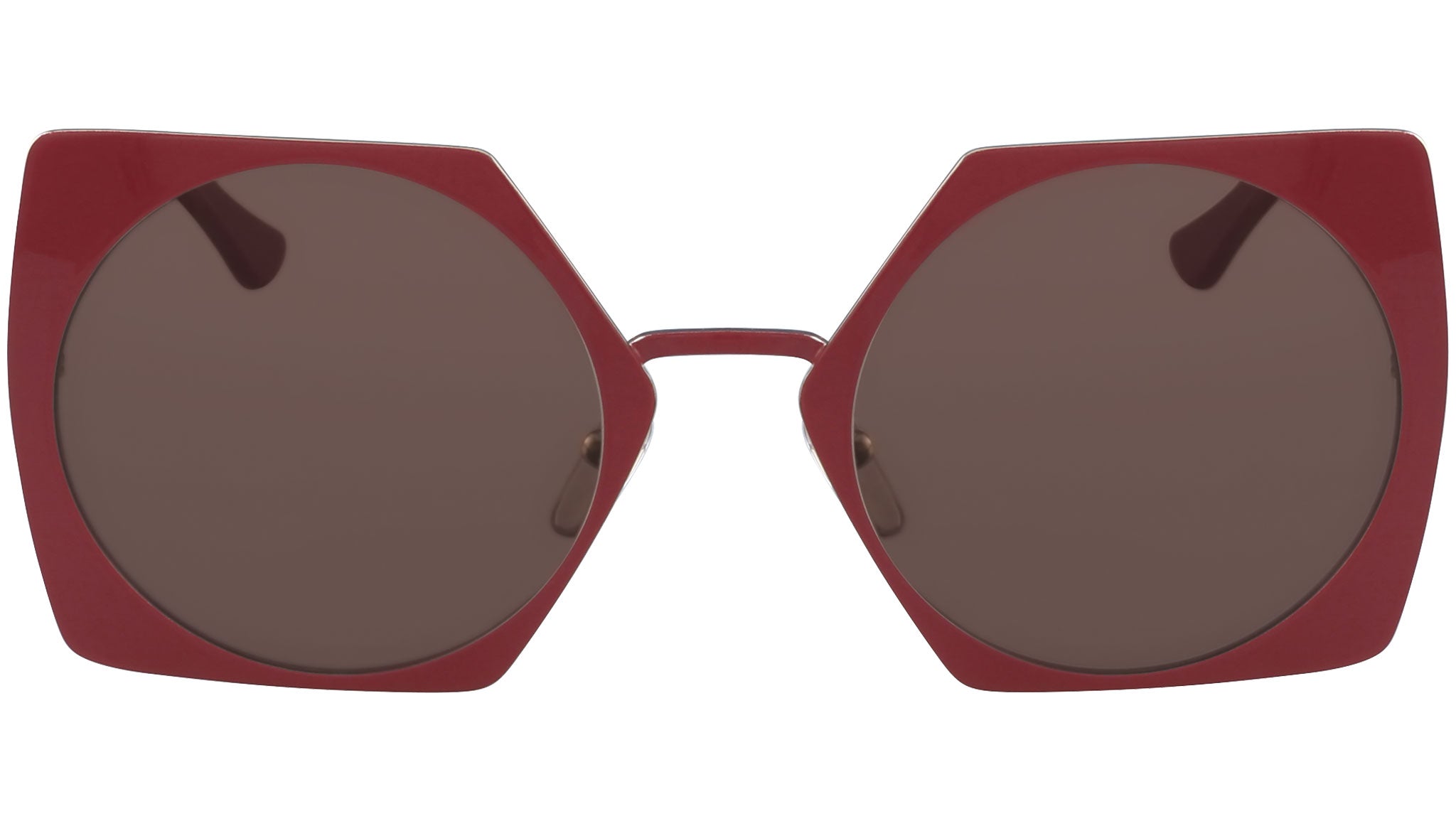 occhiali da sole MARNI ME105S Outside red and inside yellow gold