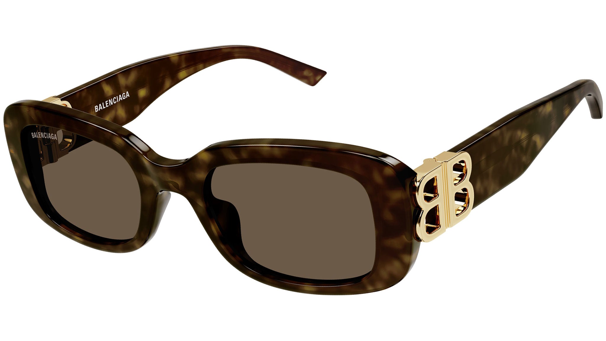 Occhiali da sole BALENCIAGA BB0310SK Shiny dark havana