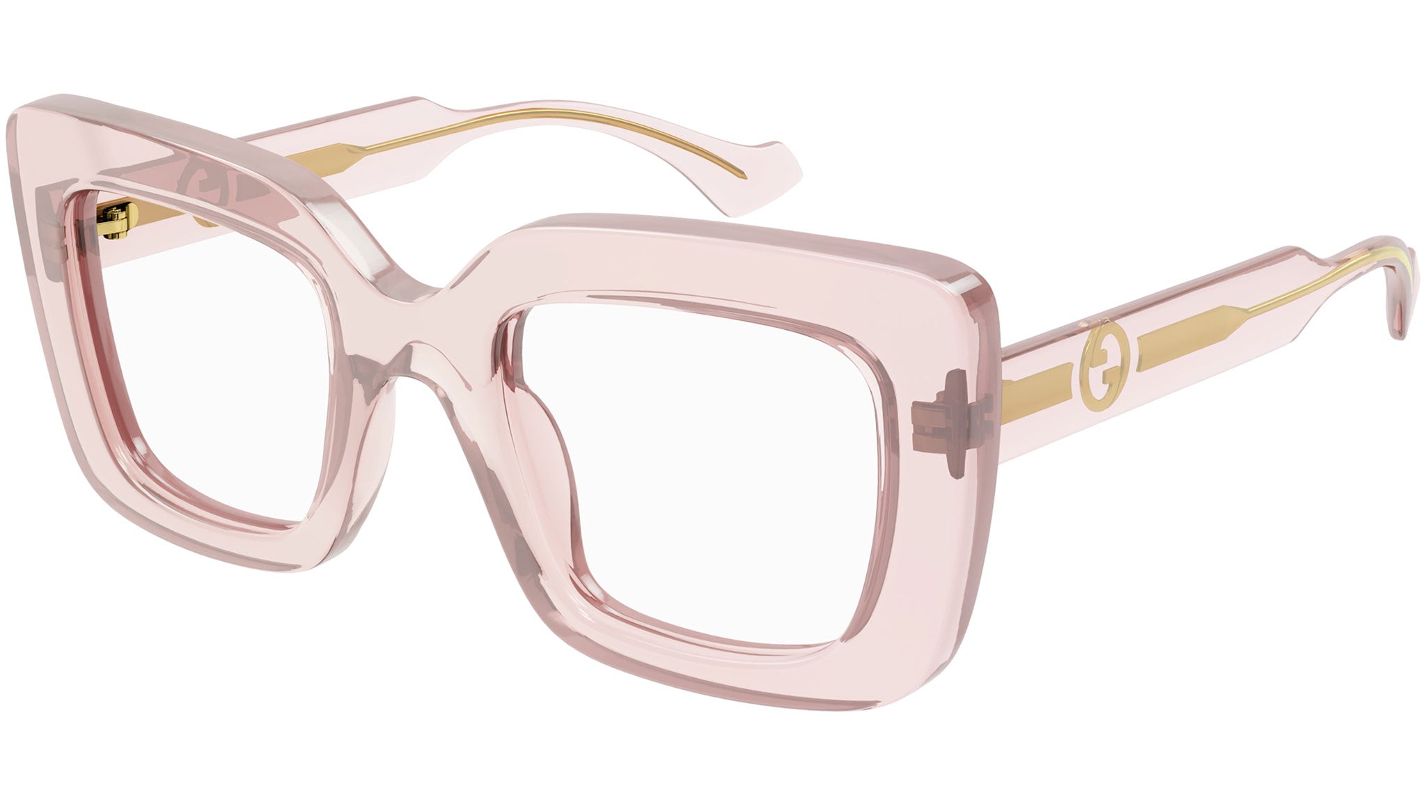 Occhiali da vista GUCCI GG1554O Shiny transparent nude pink