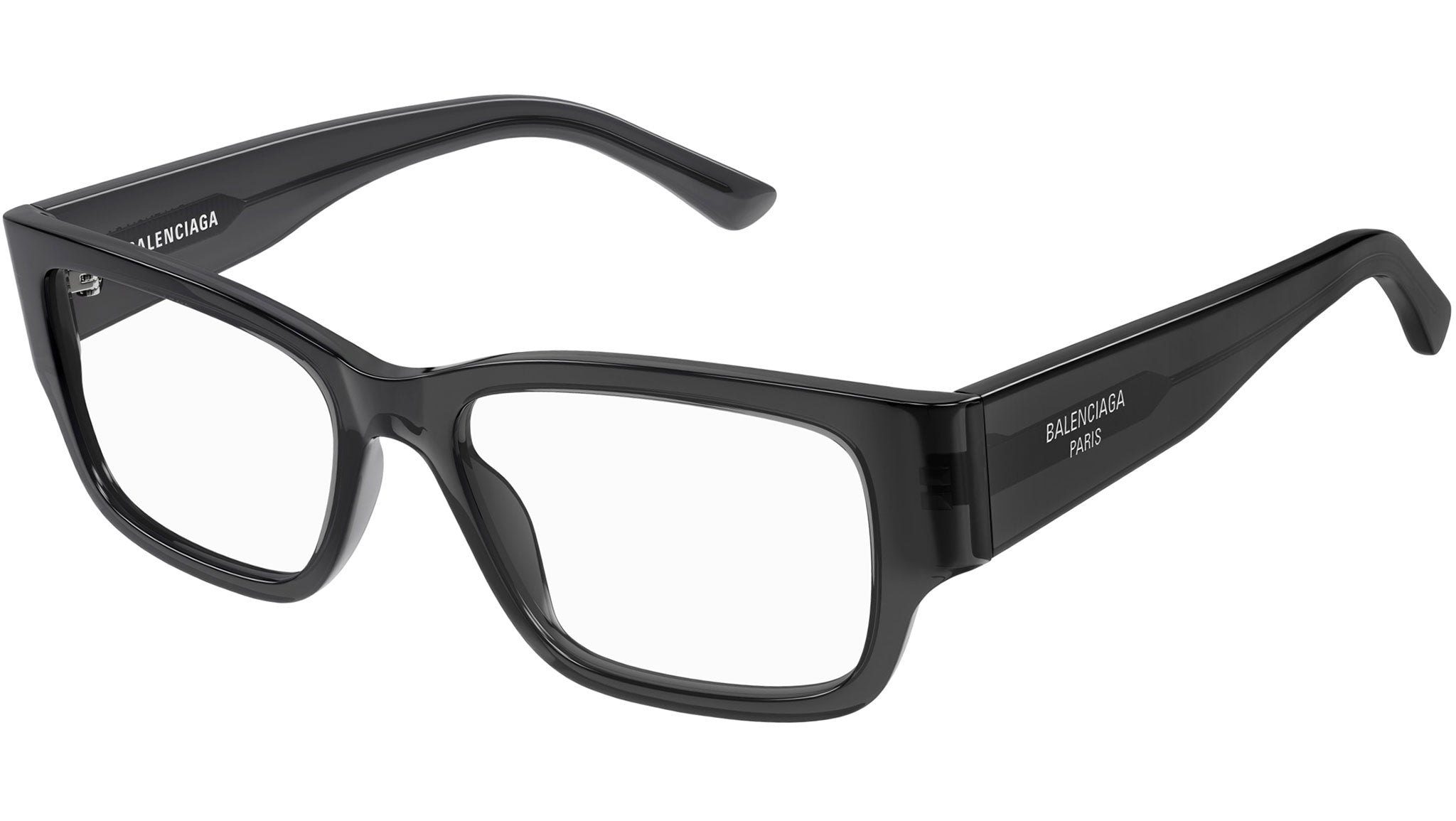 Occhiali da vista BALENCIAGA BB0371O Shiny transparent dark grey