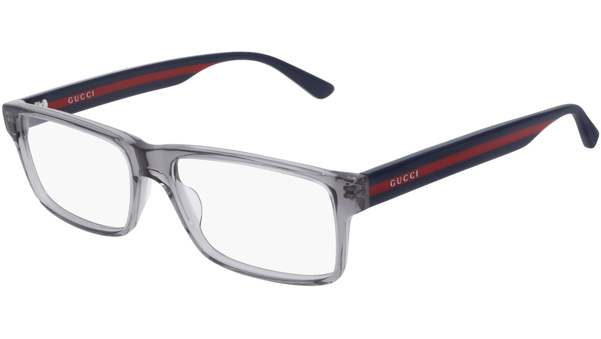Occhiali GUCCI GG0752O Shiny transparent grey