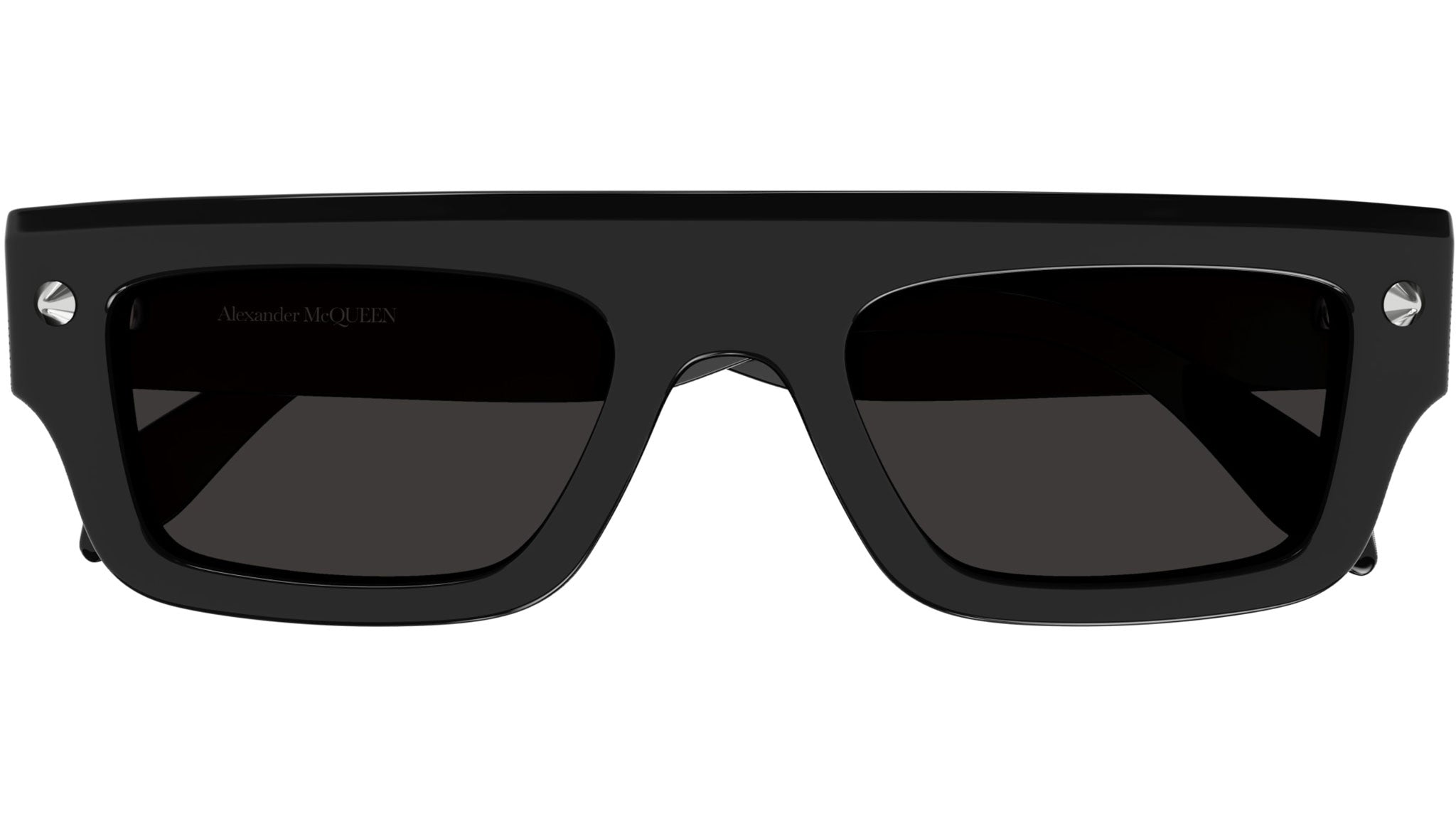 Occhiali da sole ALEXANDER MCQUEEN AM0427S Shiny solid black with silver studs