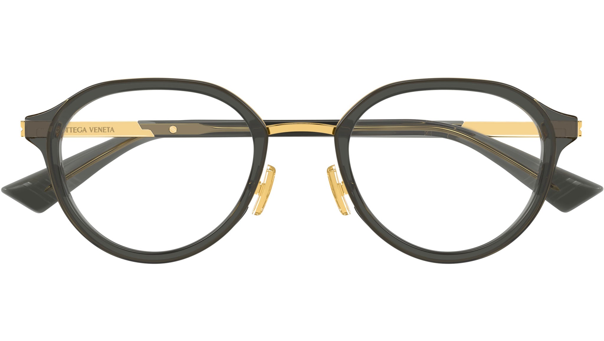 Occhiali da vista BOTTEGA VENETA BV1375O Shiny transparent grey