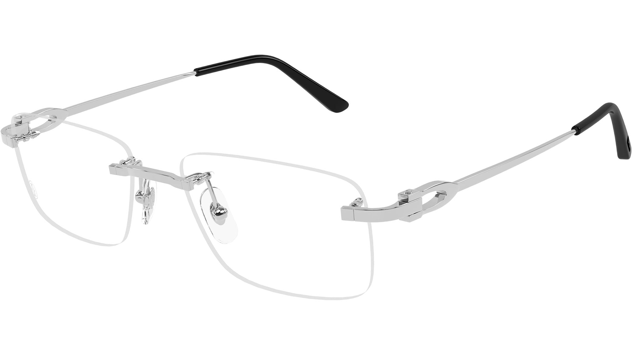 Occhiali da vista CARTIER CT0521O Smooth platinum finish