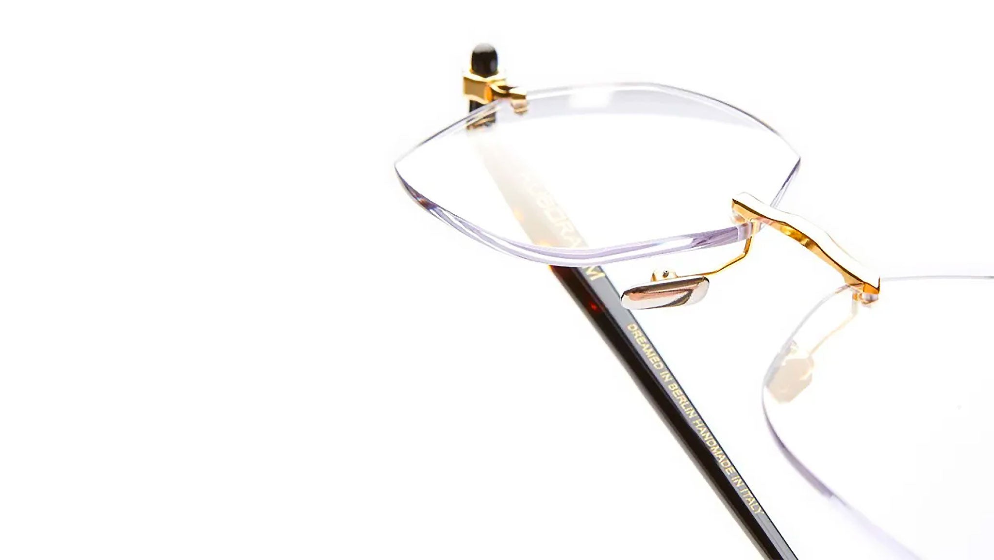Occhiali da vista KUBORAUM P59 Gold havana black shine