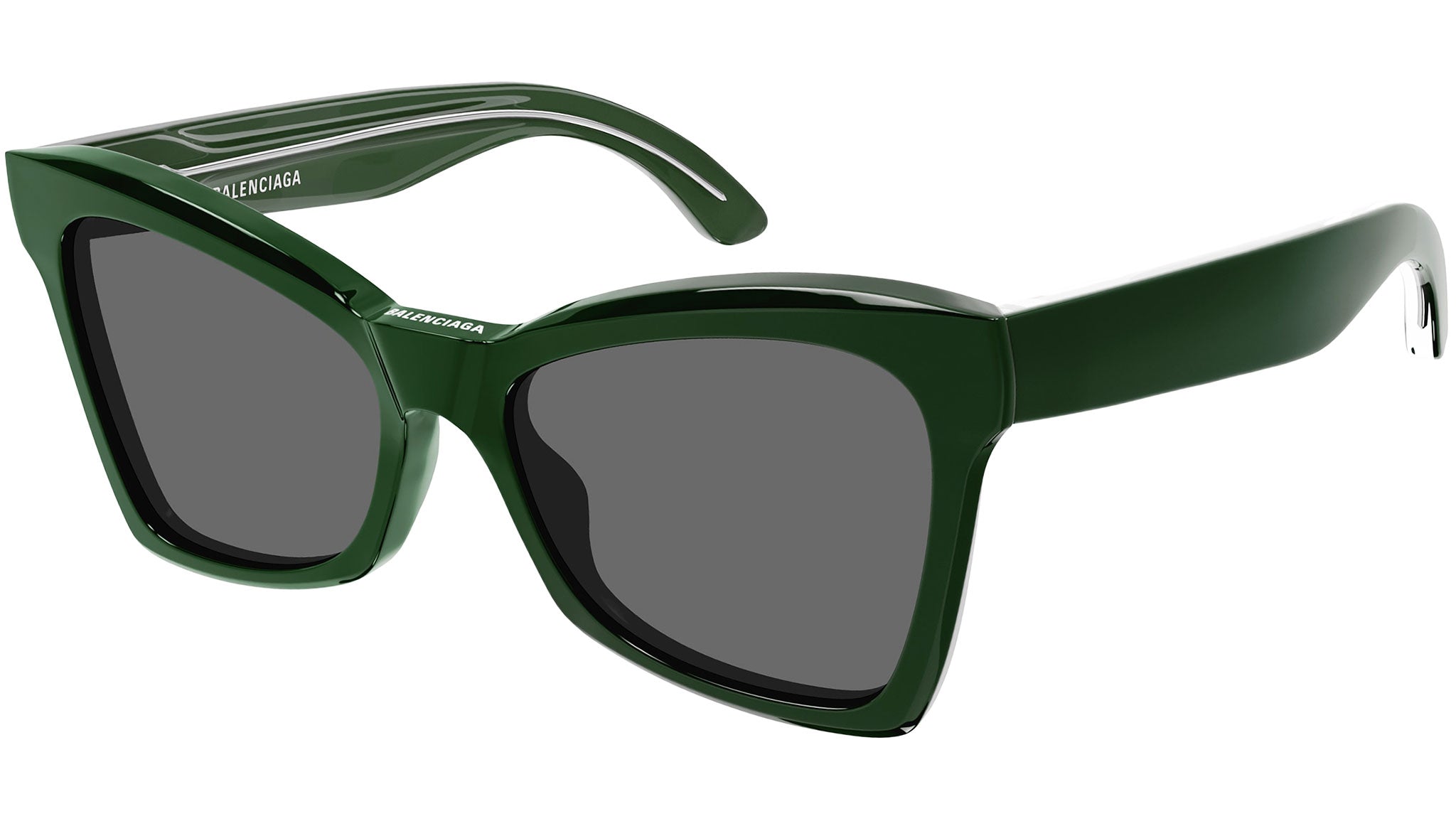 Occhiali da sole BALENCIAGA BB0231S Shiny solid dark green
