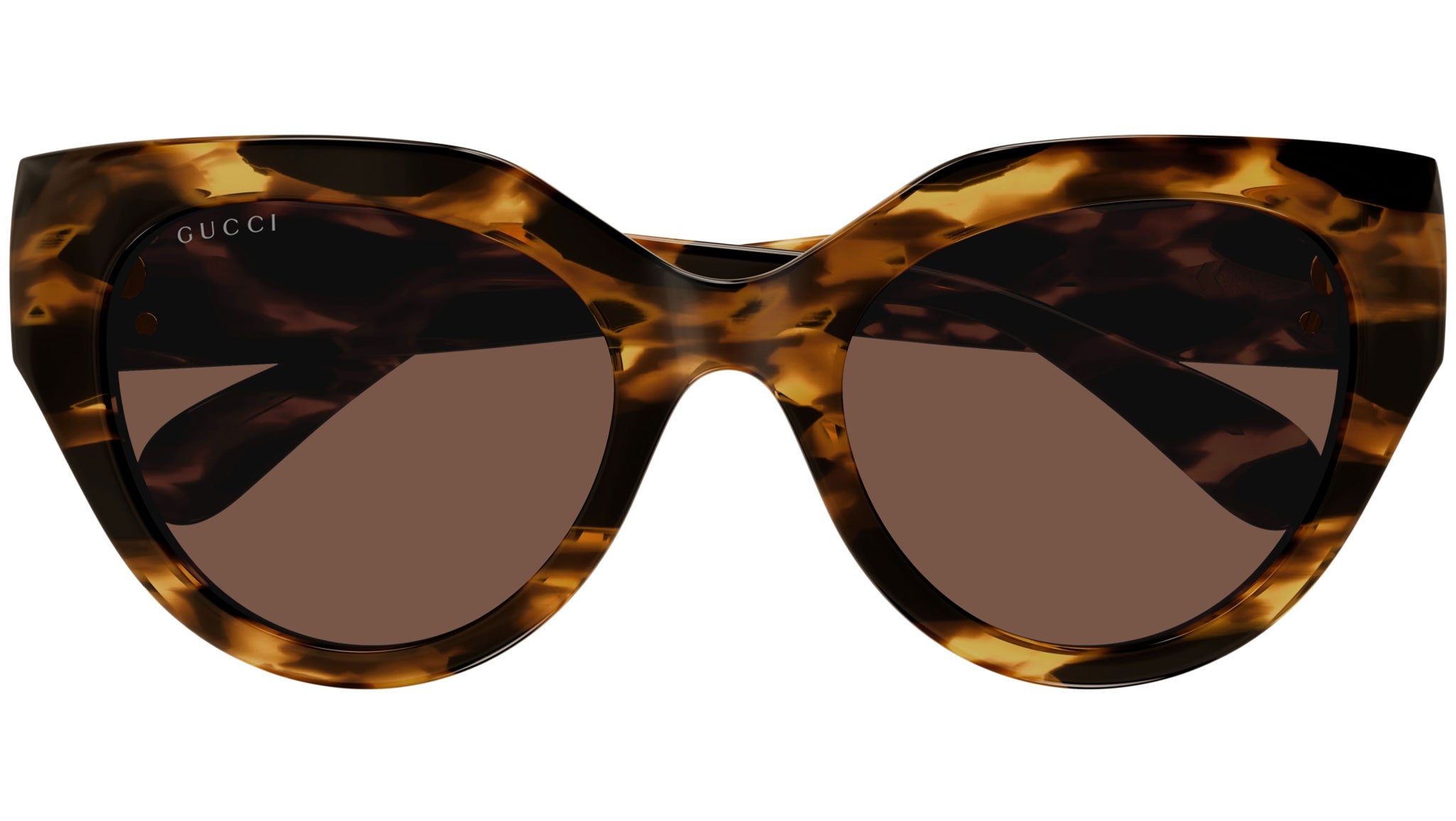 Occhiali da sole GUCCI GG1408S Shiny dark havana with black big spots