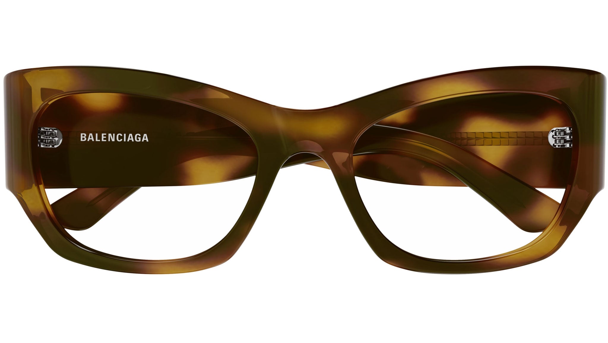 Occhiali da vista BALENCIAGA BB0333O Shiny medium havana