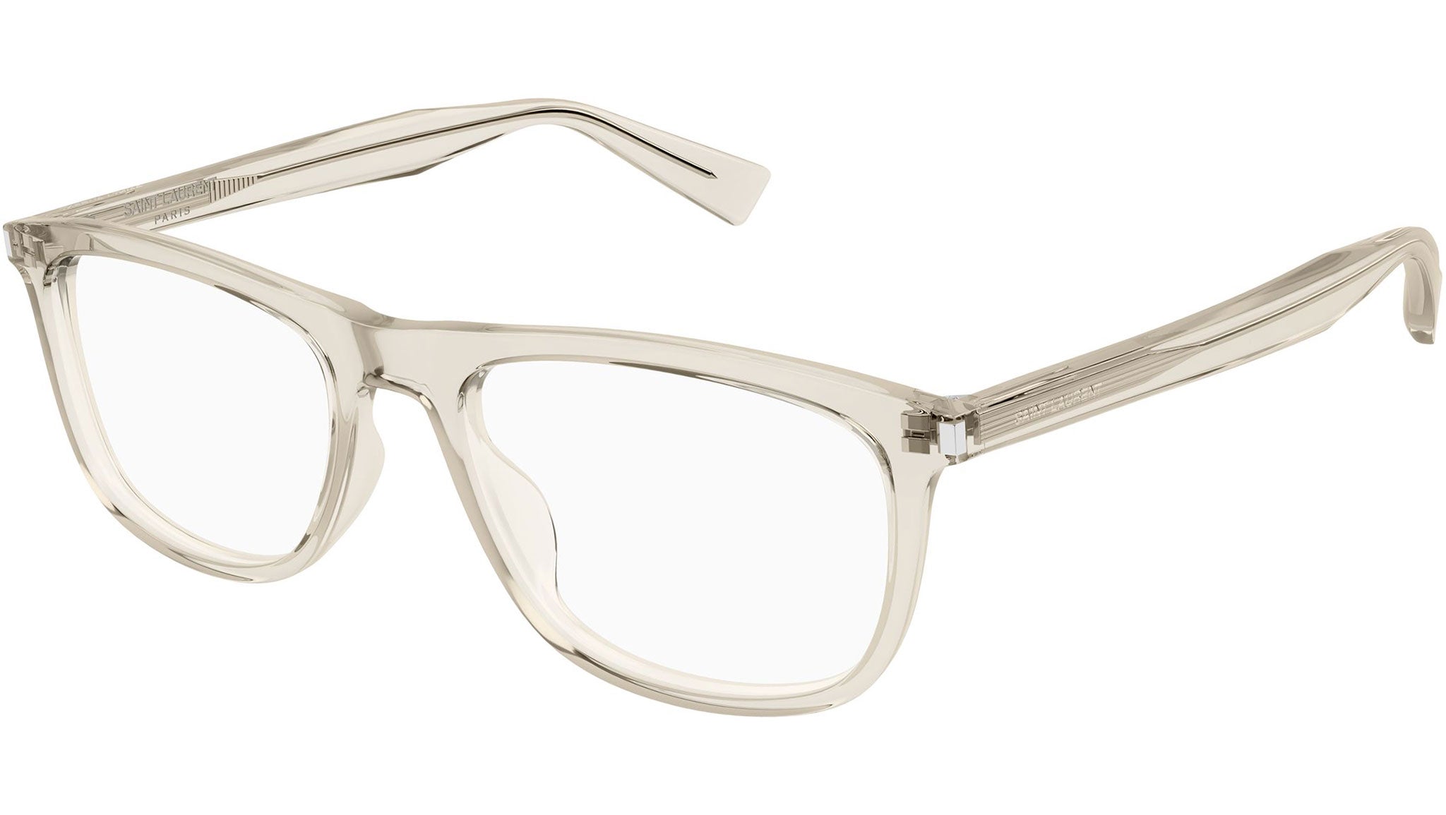 Occhiali da vista SAINT LAURENT Shiny transparent cream
