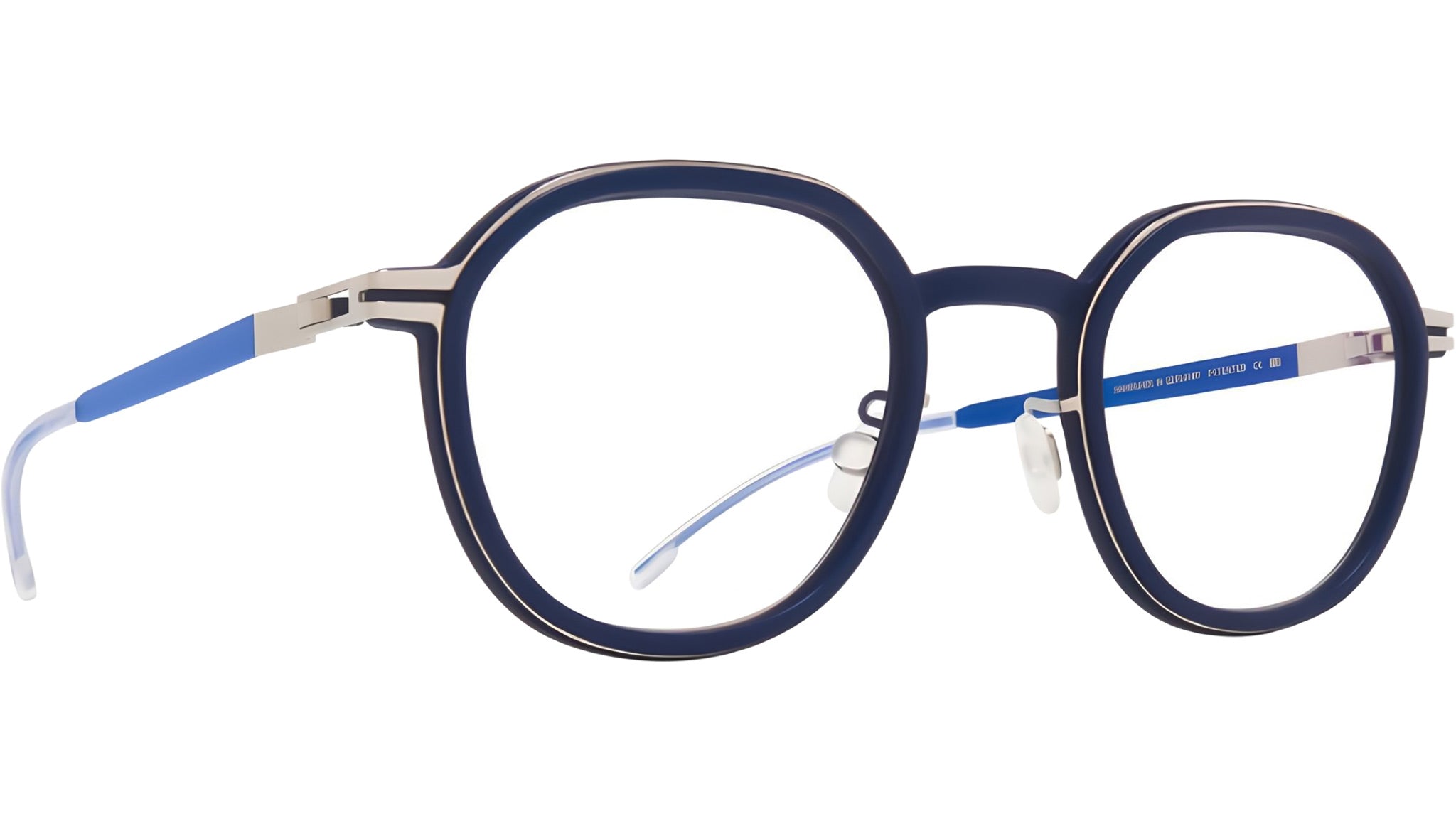 Occhiali da sole MYKITA BIRCH Navy shiny silver yale