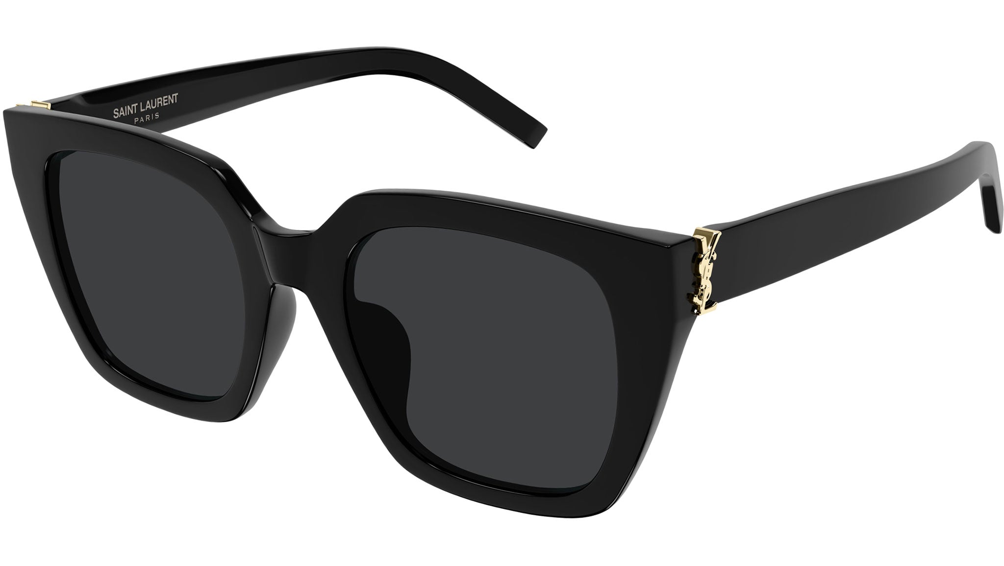 Occhiali da sole SAINT LAURENT SLM143 Shiny solid black