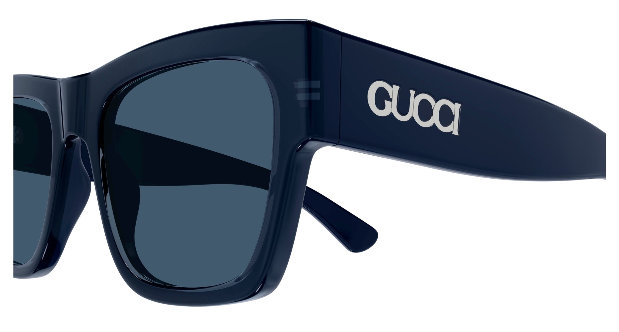 Occhiali da sole GUCCI GG1793S Shiny bilayer transparent azur + solid blue