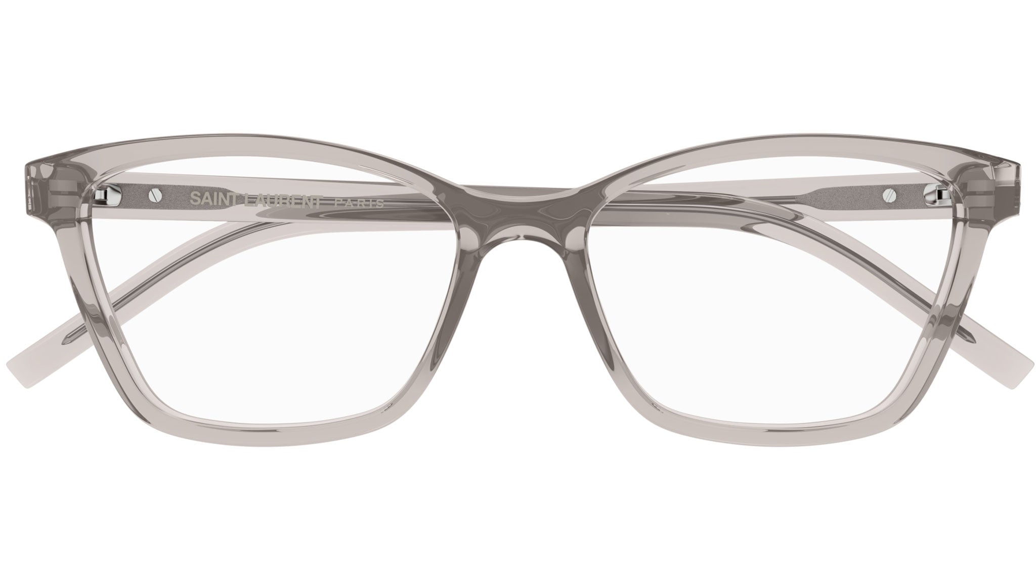 Occhiali da vista SAINT LAURENT SLM128 Shiny transparent powder