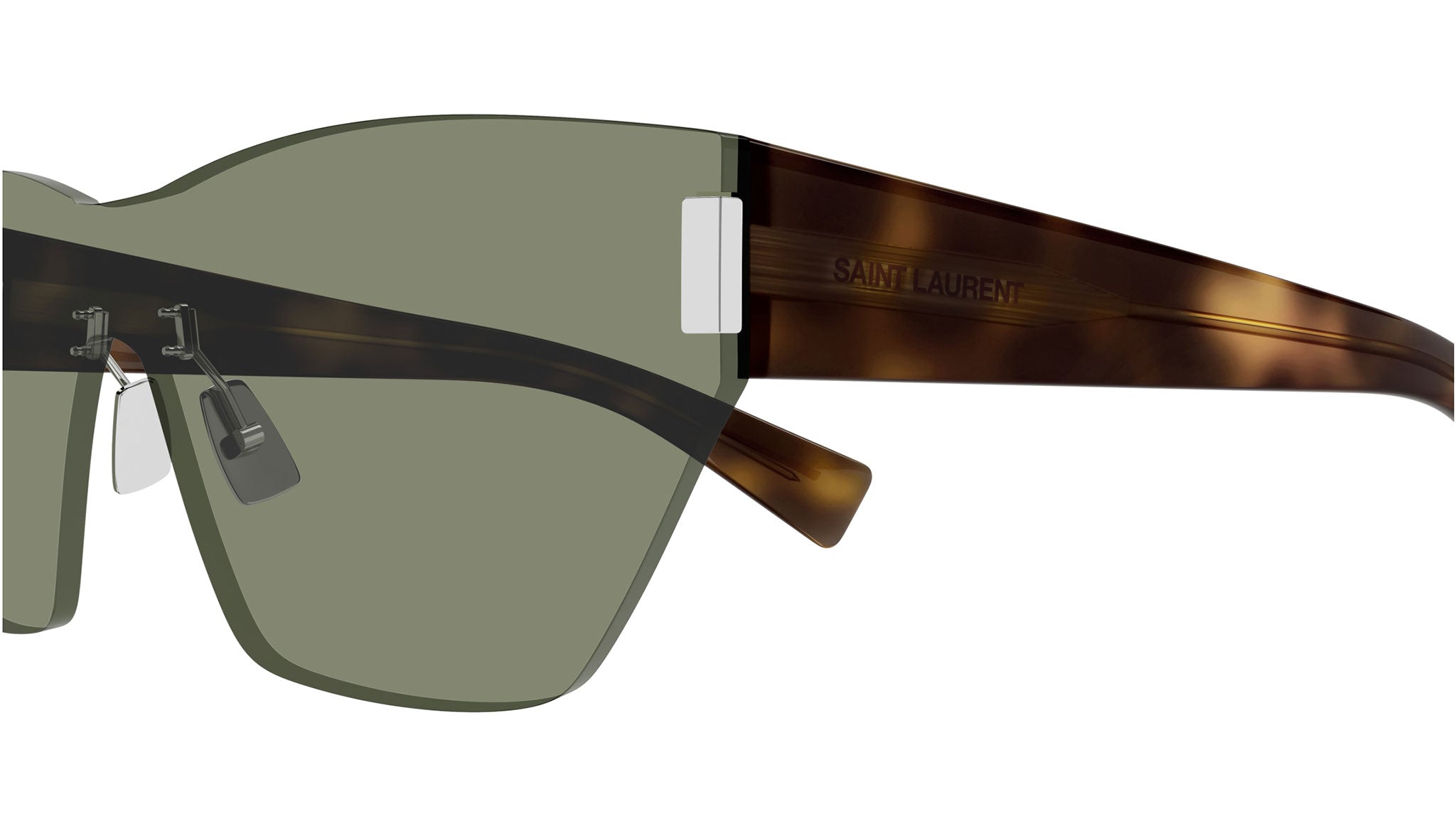 Occhiali da sole SAINT LAURENT SL755 Solid green