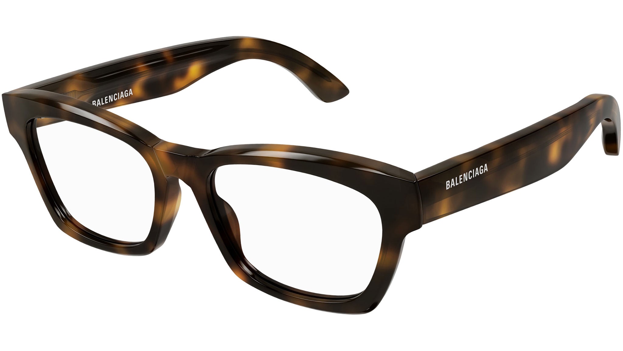 Occhiali da vista BALENCIAGA BB0242O Shiny medium havana