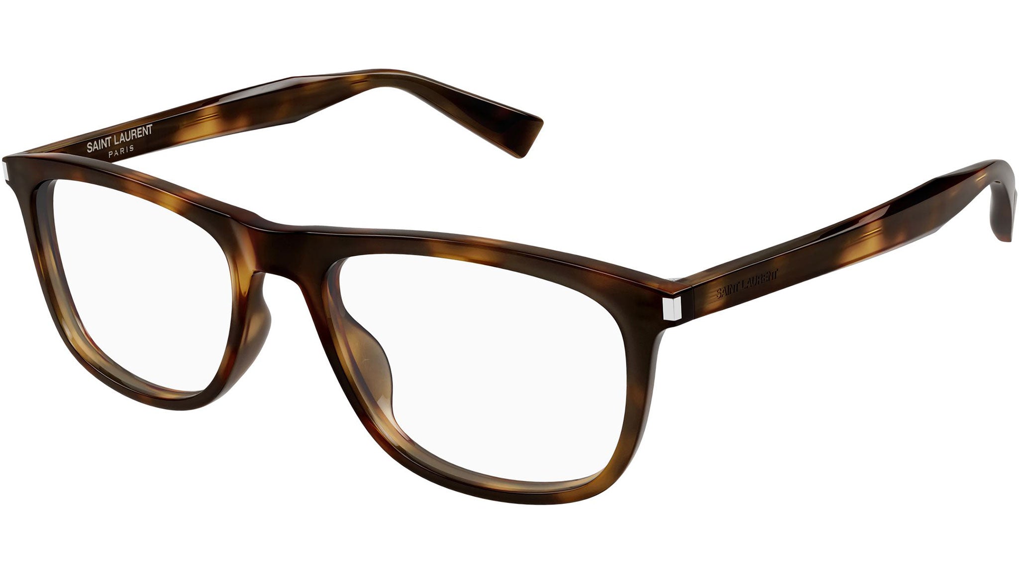 Occhiali da vista SAINT LAURENT Shiny medium havana
