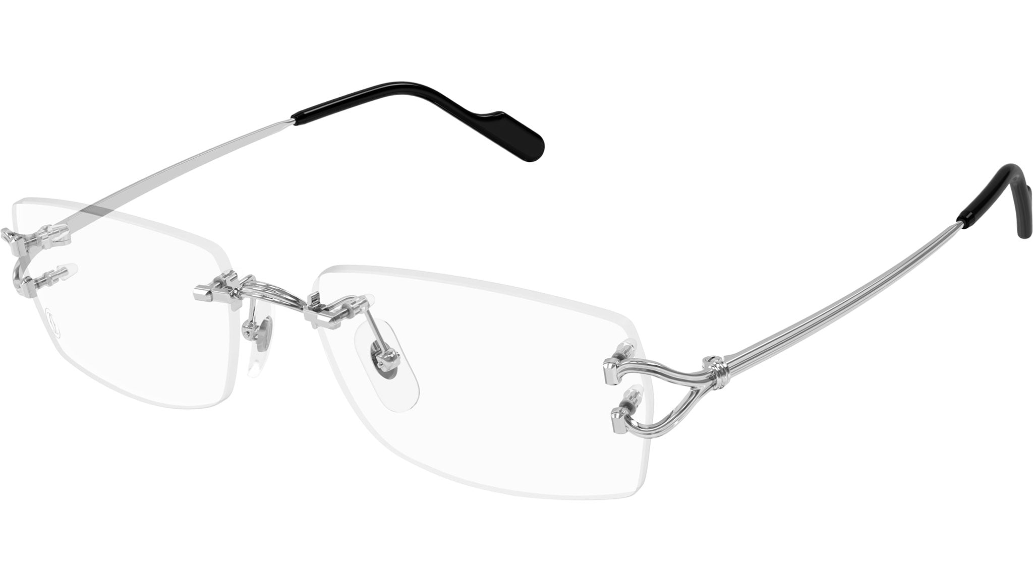 Occhiali da vista CARTIER CT0563O Smooth platinum finish