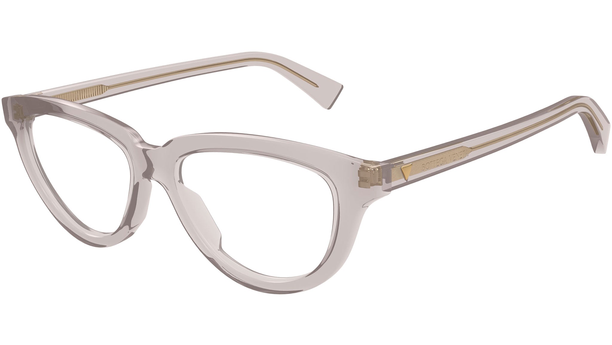 Occhiali da vista BOTTEGA VENETA BV1366O Shiny transparent taupe