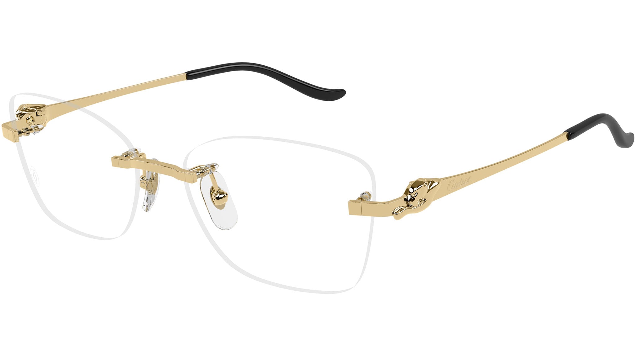 Occhiali da vista CARTIER CT0522O Smooth golden finish