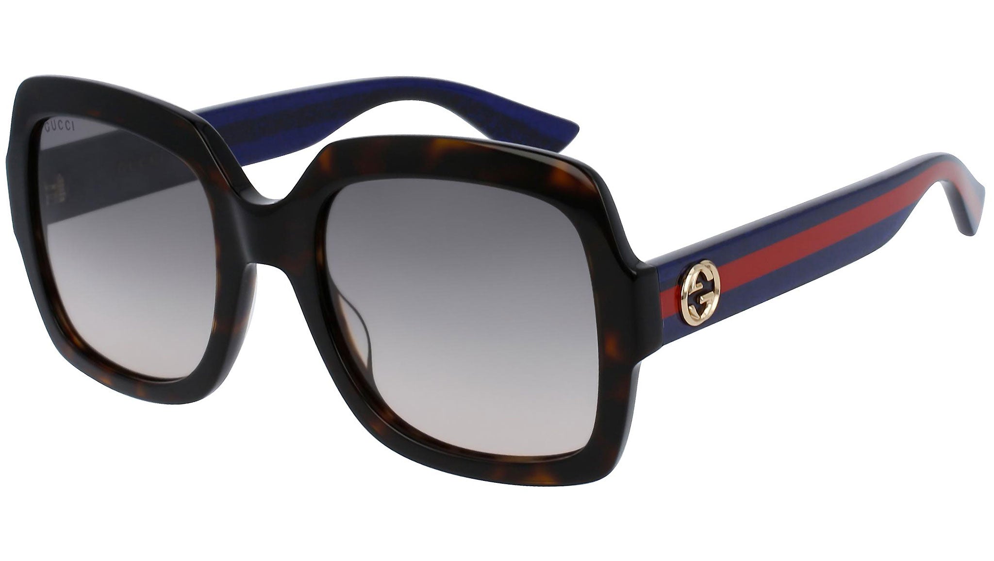 Occhiali da sole GUCCI GG0036SN Shiny dark havana