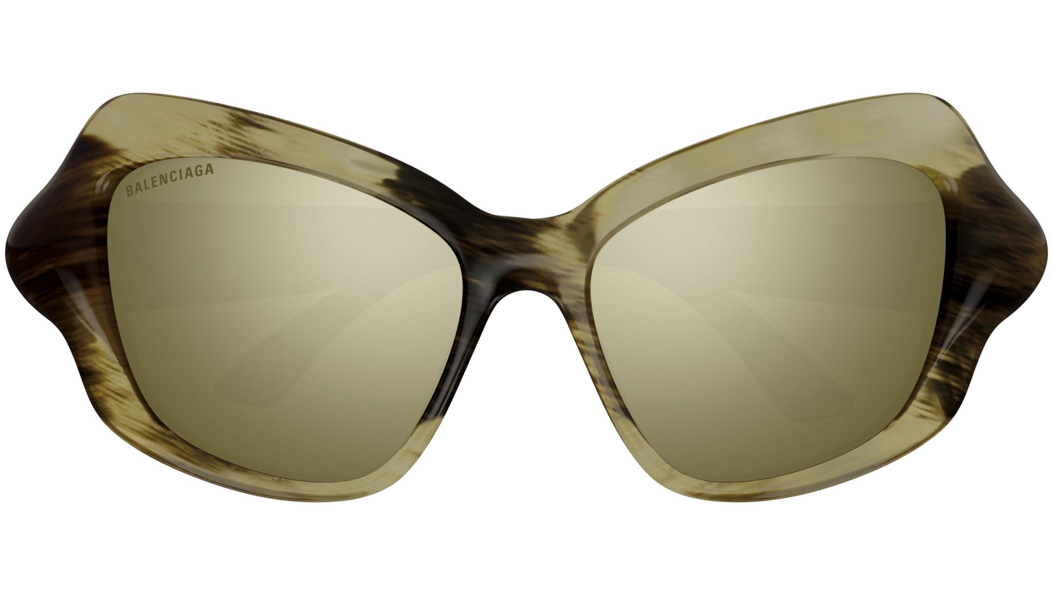 Occhiali da sole BALENCIAGA BB0353S Shiny sprayed classic horn