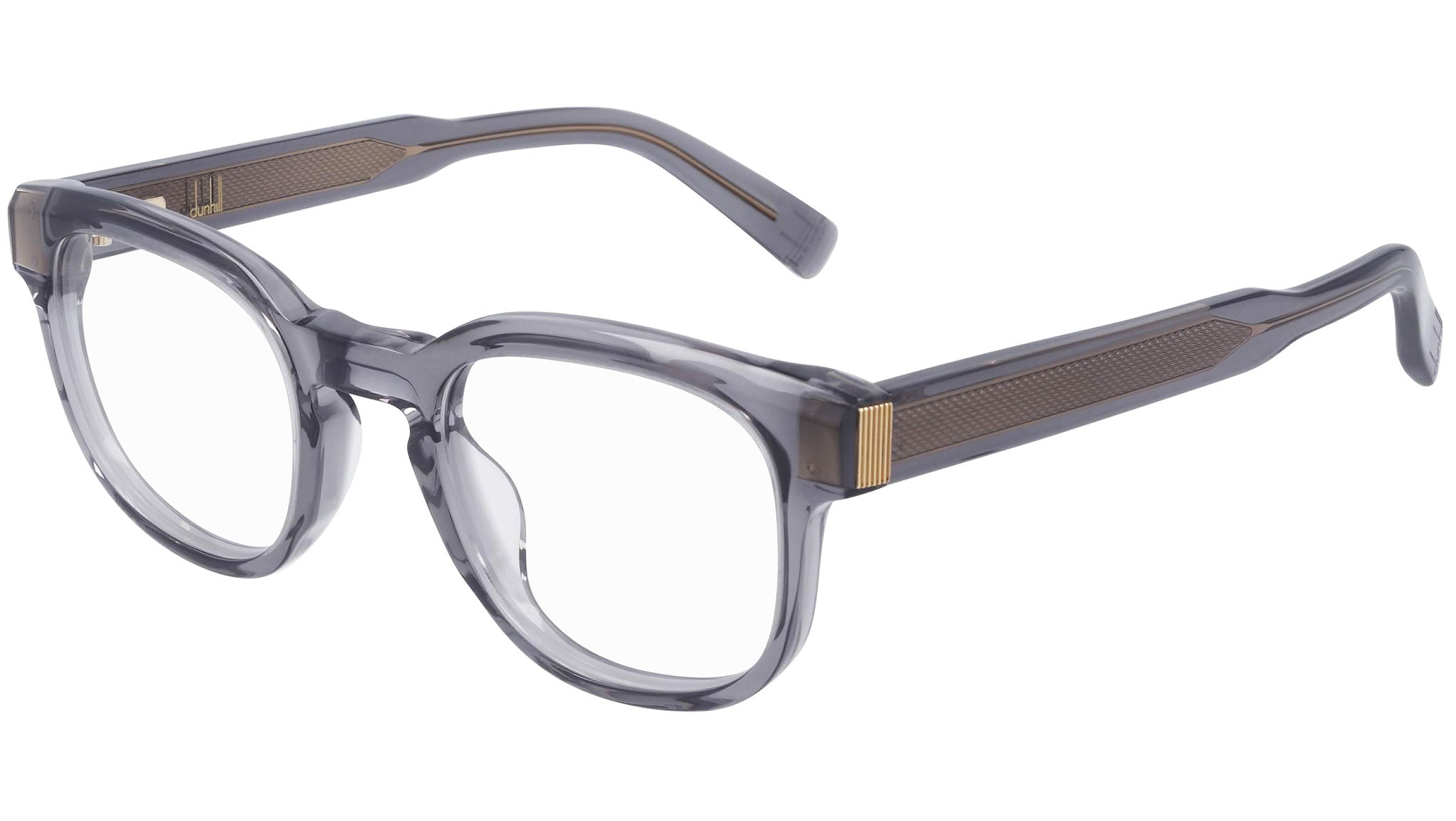 Occhiali da vista DUNHILL DU0003O Shiny transparent grey