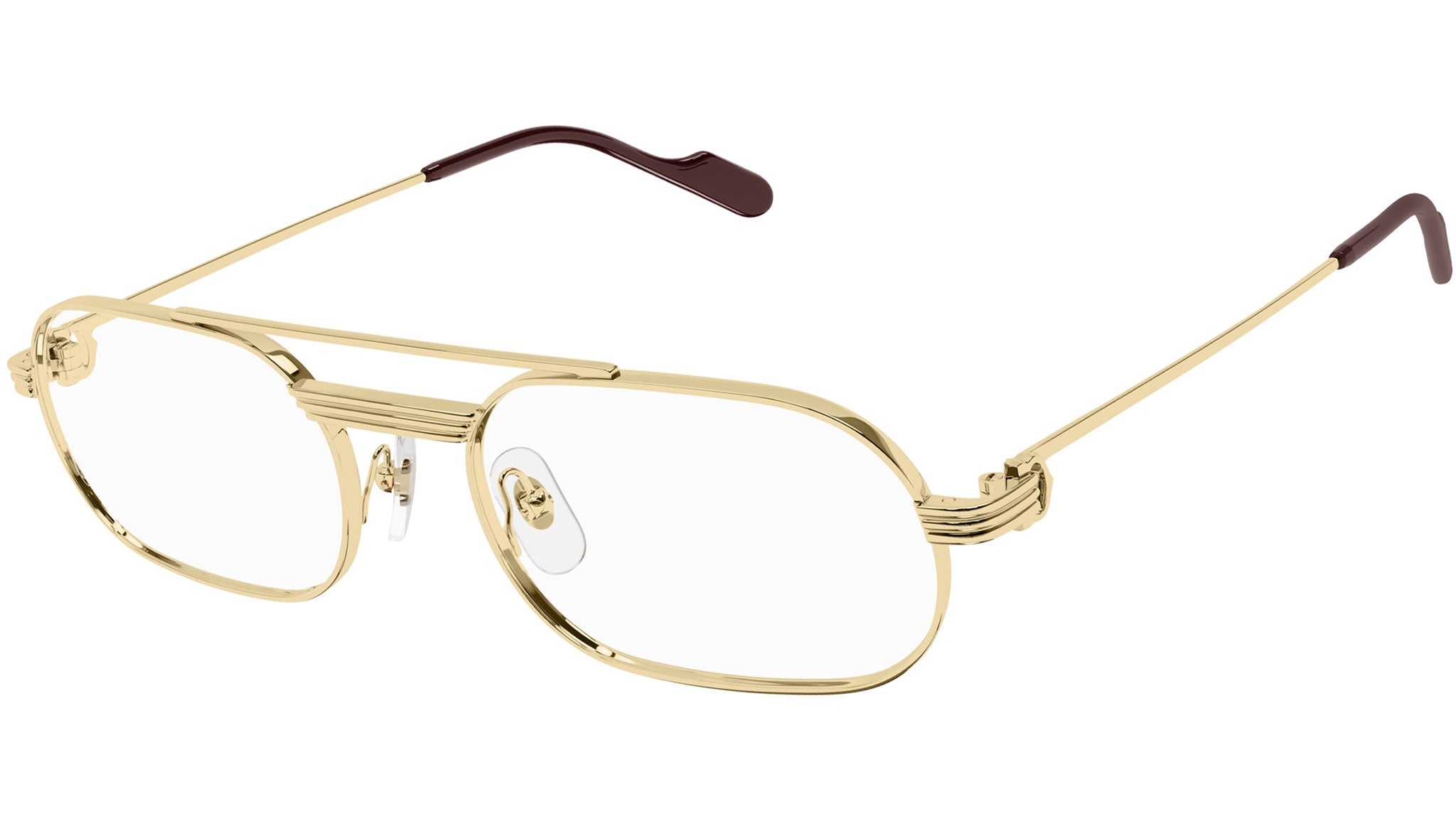 Occhiali da vista CARTIER CT0410O Smooth golden finish