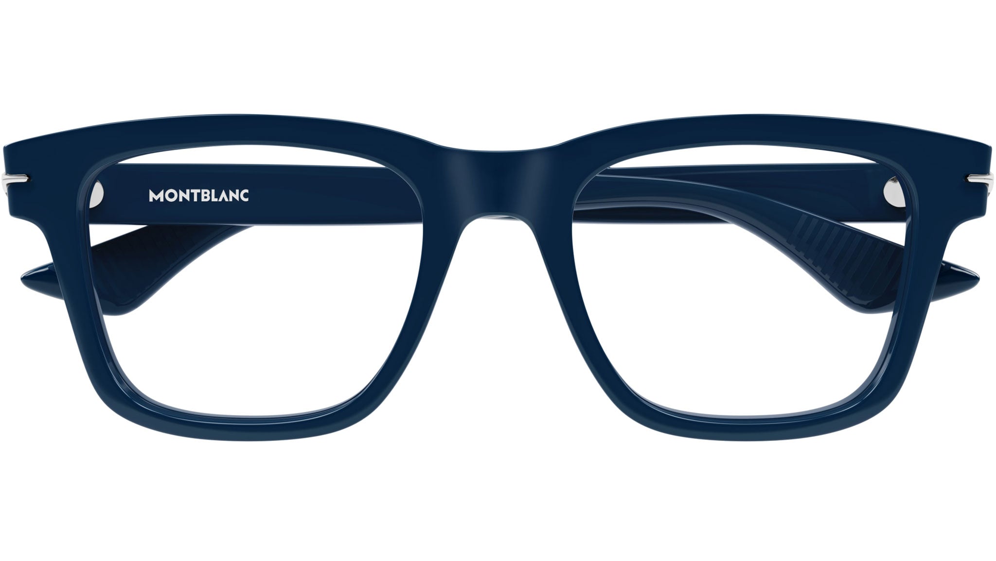 Occhiali da vista MONTBLANC MB0266O Solid shiny blue