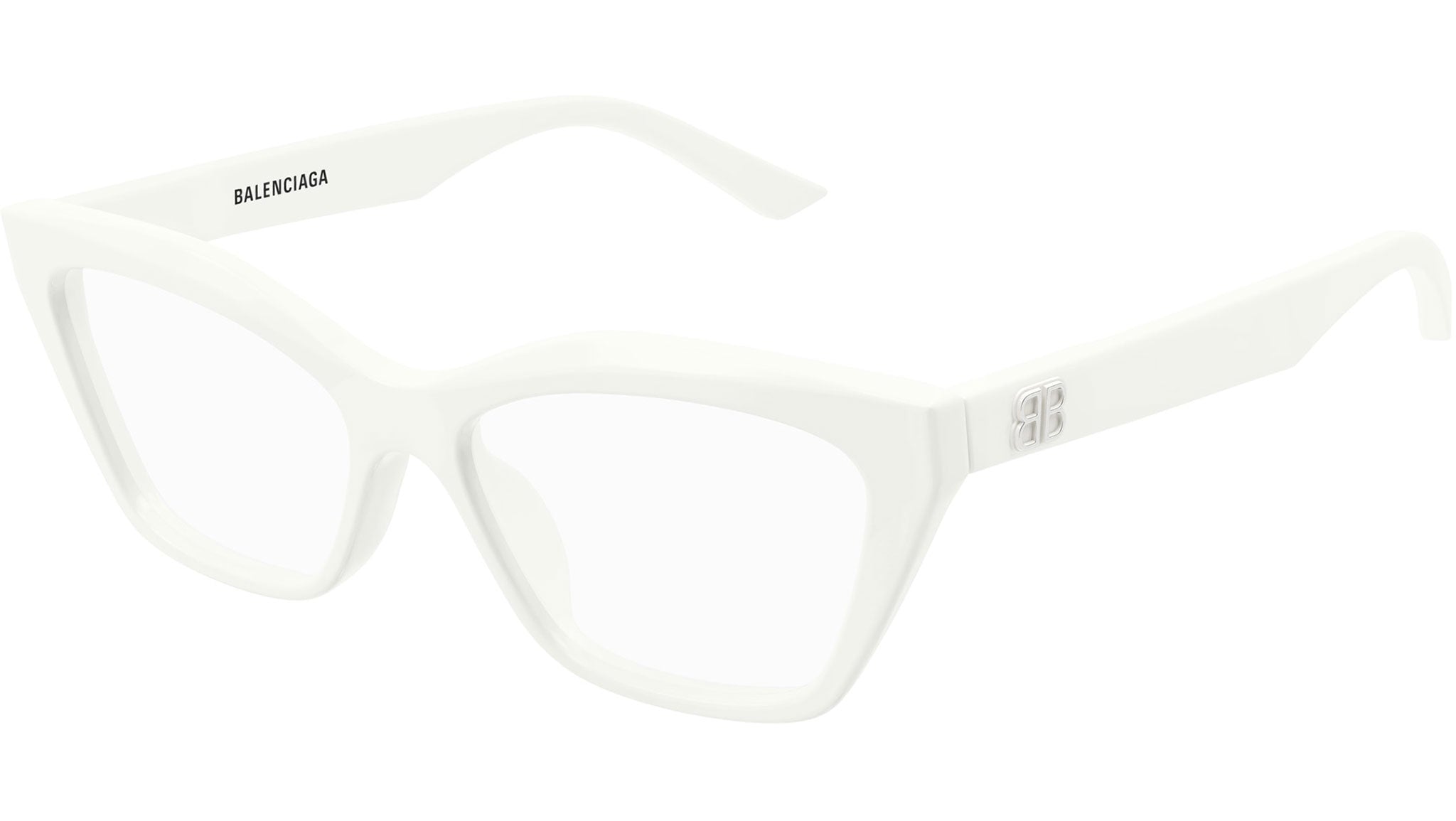Occhiali da vista BALENCIAGA BB0342O Shiny solid ivory